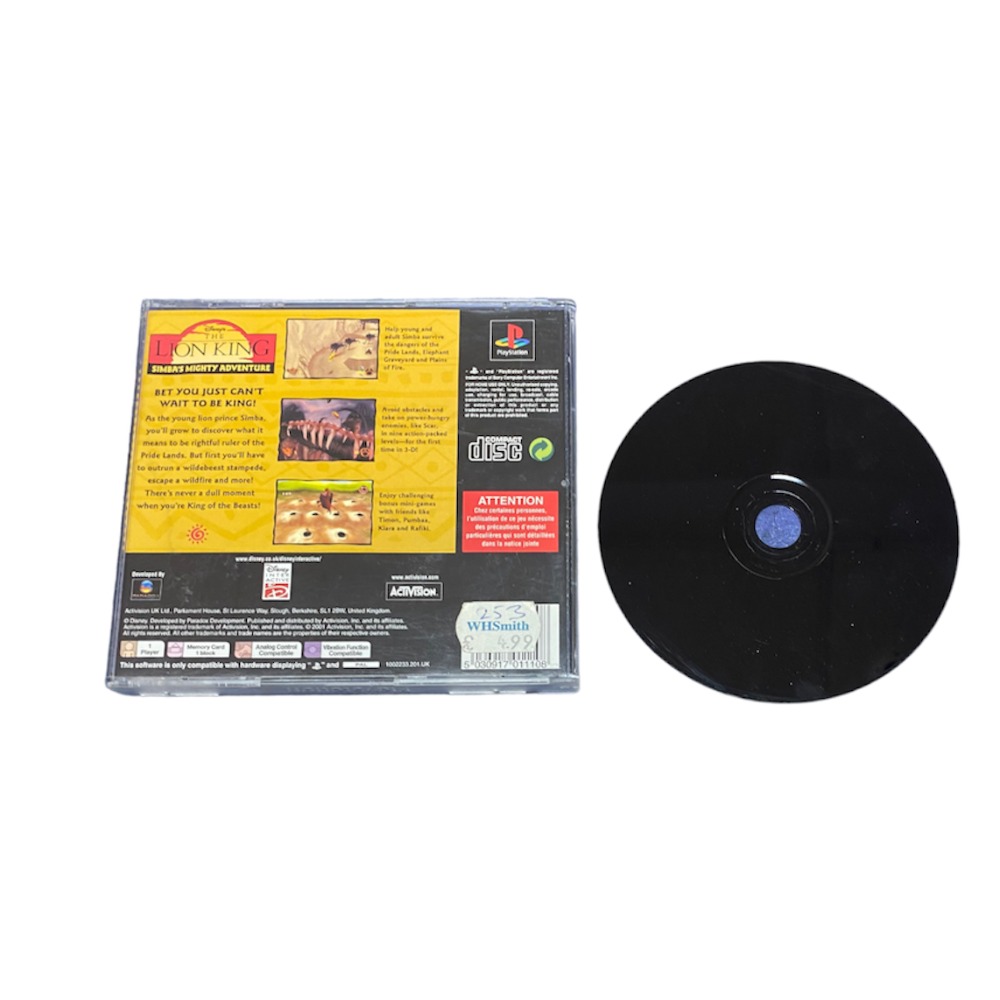 PS1 Game Lion King: Simba's Mighty Adventure - Own4Less
