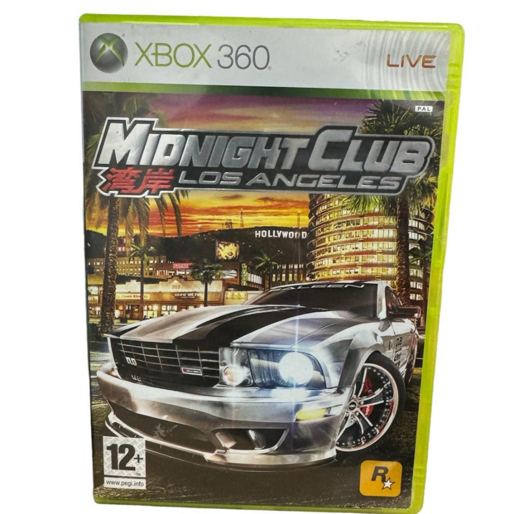 Product photo for Midnight Club Los Angeles - Xbox 360 Game