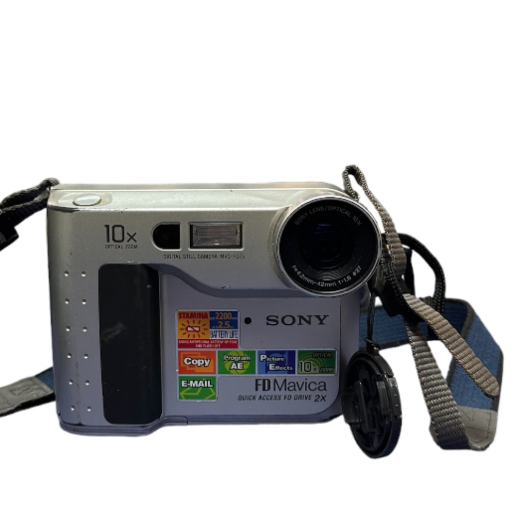 Product photo for Sony Mavica MVC FD75 2.0MP Digital Camera - Black & Silver Parts Untested