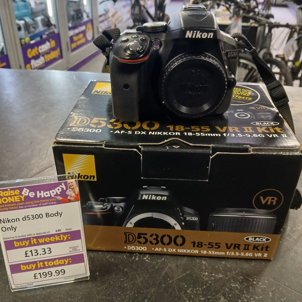 Product photo for Nikon d5300 Body Only
