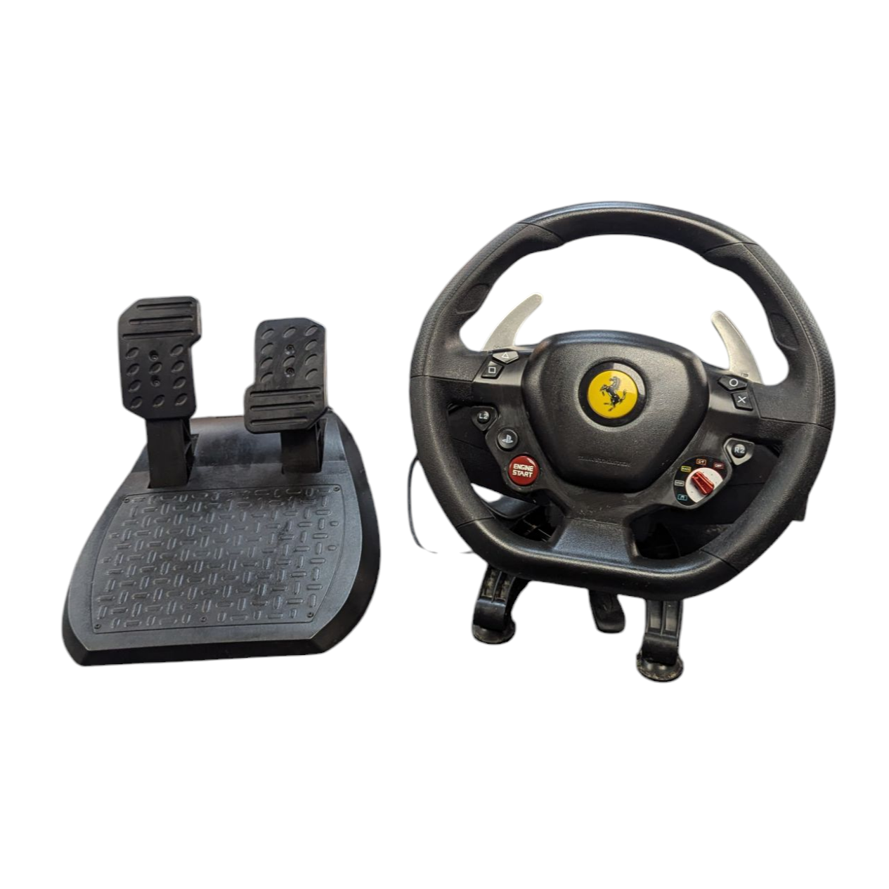 Product photo for THRUSTMASTER T80 Ferrari 488 GTB Edition Racing Wheel & Pedals