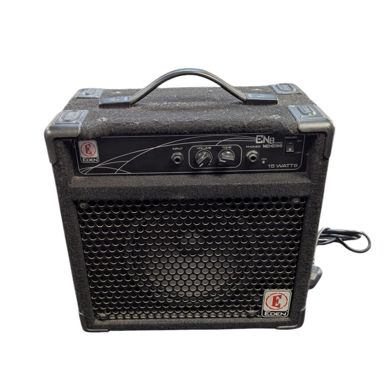 Product photo for Eden EN8 Micro Nemesis 15W 1x8 Bass Practice Amp