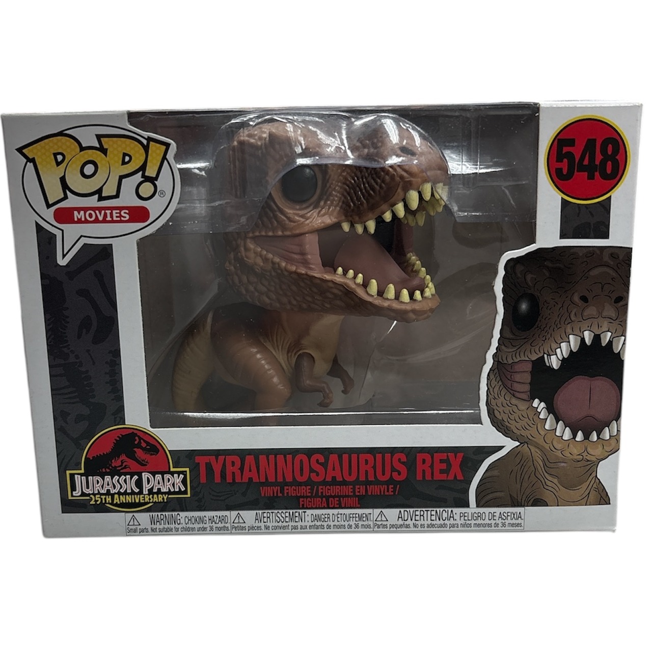 Product photo for Funko POP! Tyrannosaurus Rex #548