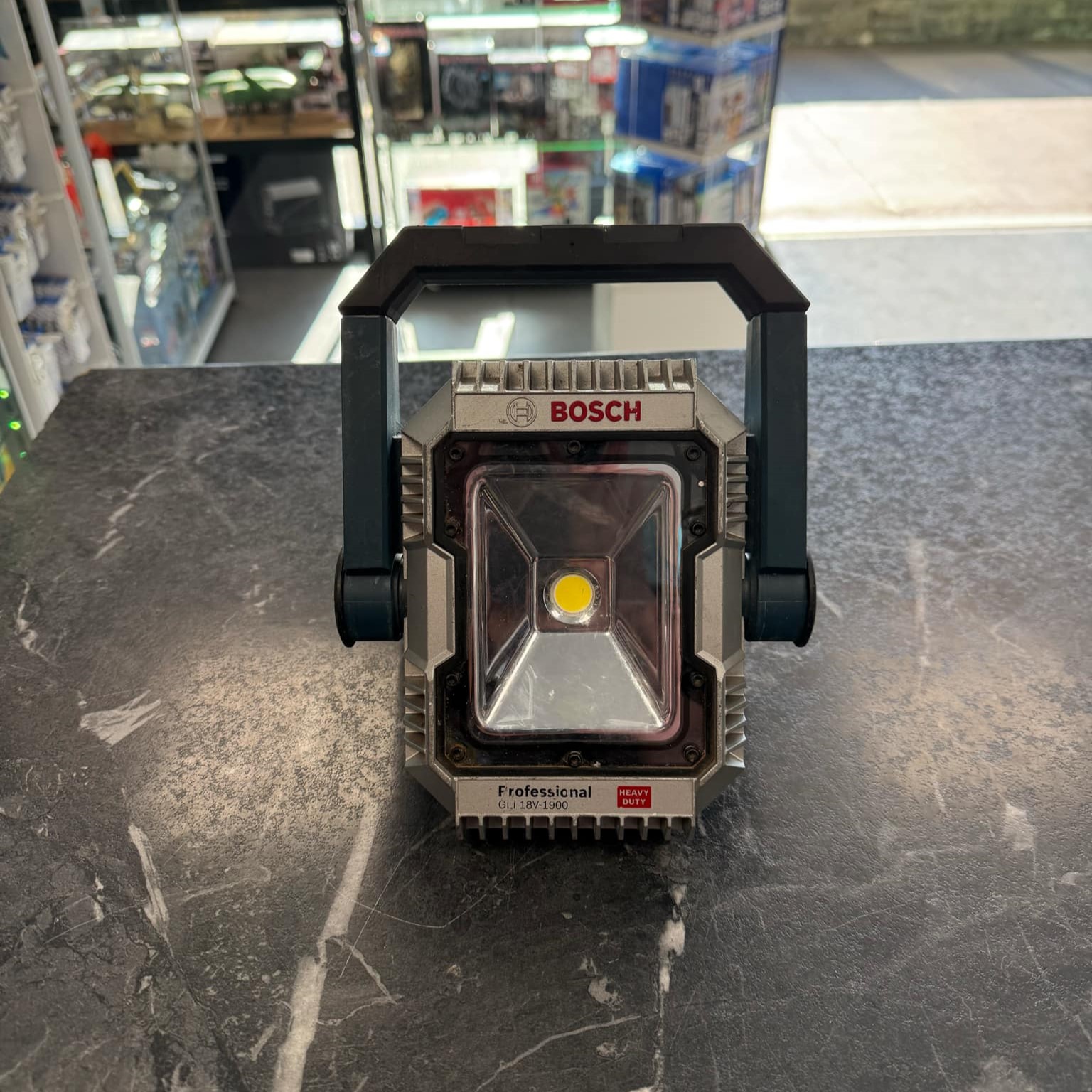 Product photo for Bosch GLI 18V 1900 Professional Floodlight - Unit Only