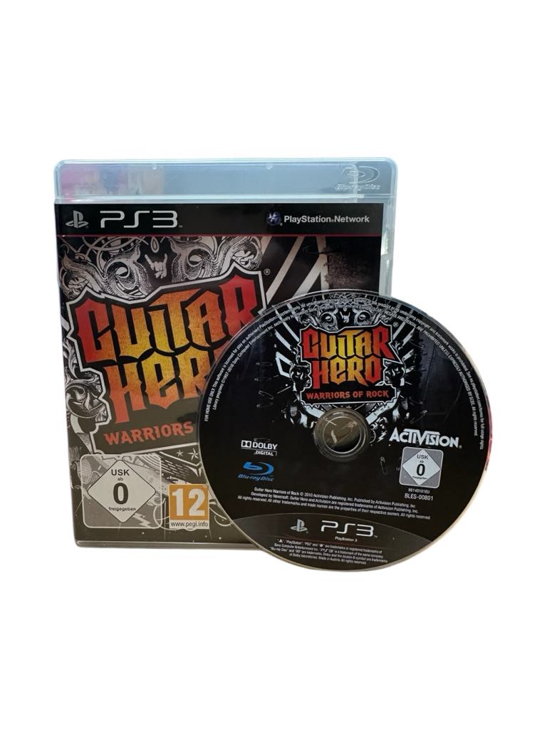 Product photo for Guitar Hero Warriors Of Rock (12) - PlayStation 3 Games