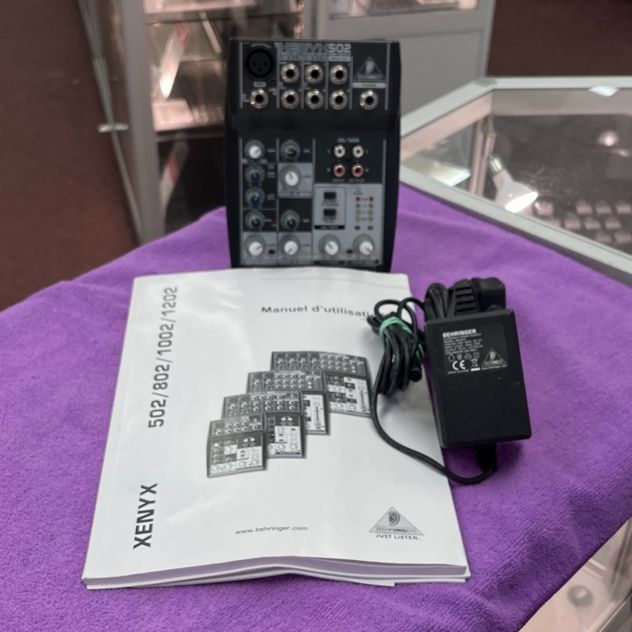 Product photo for Behringer Xenyx 502 Mini Mixer