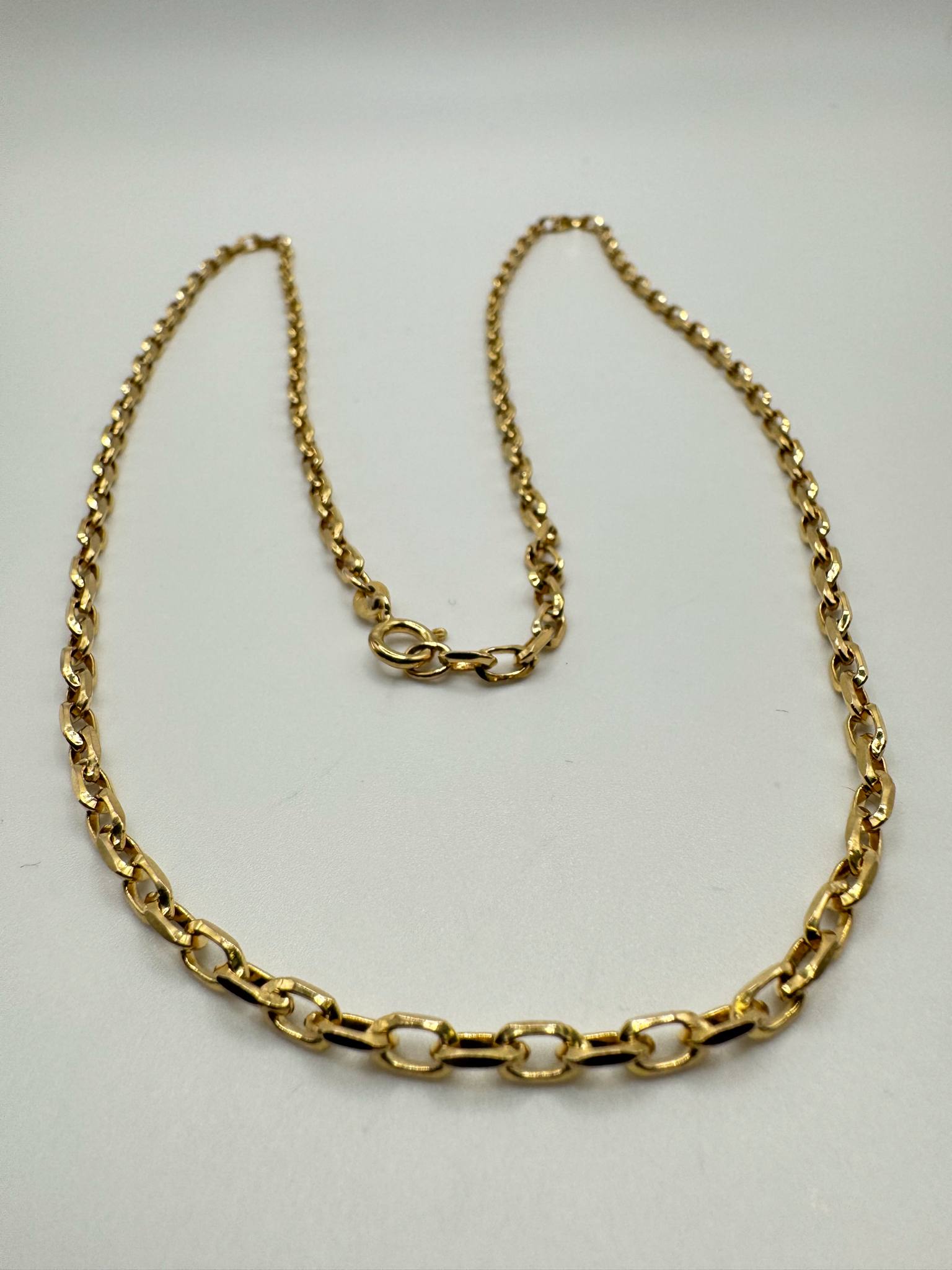 Product photo for 9ct Squared Link Chain