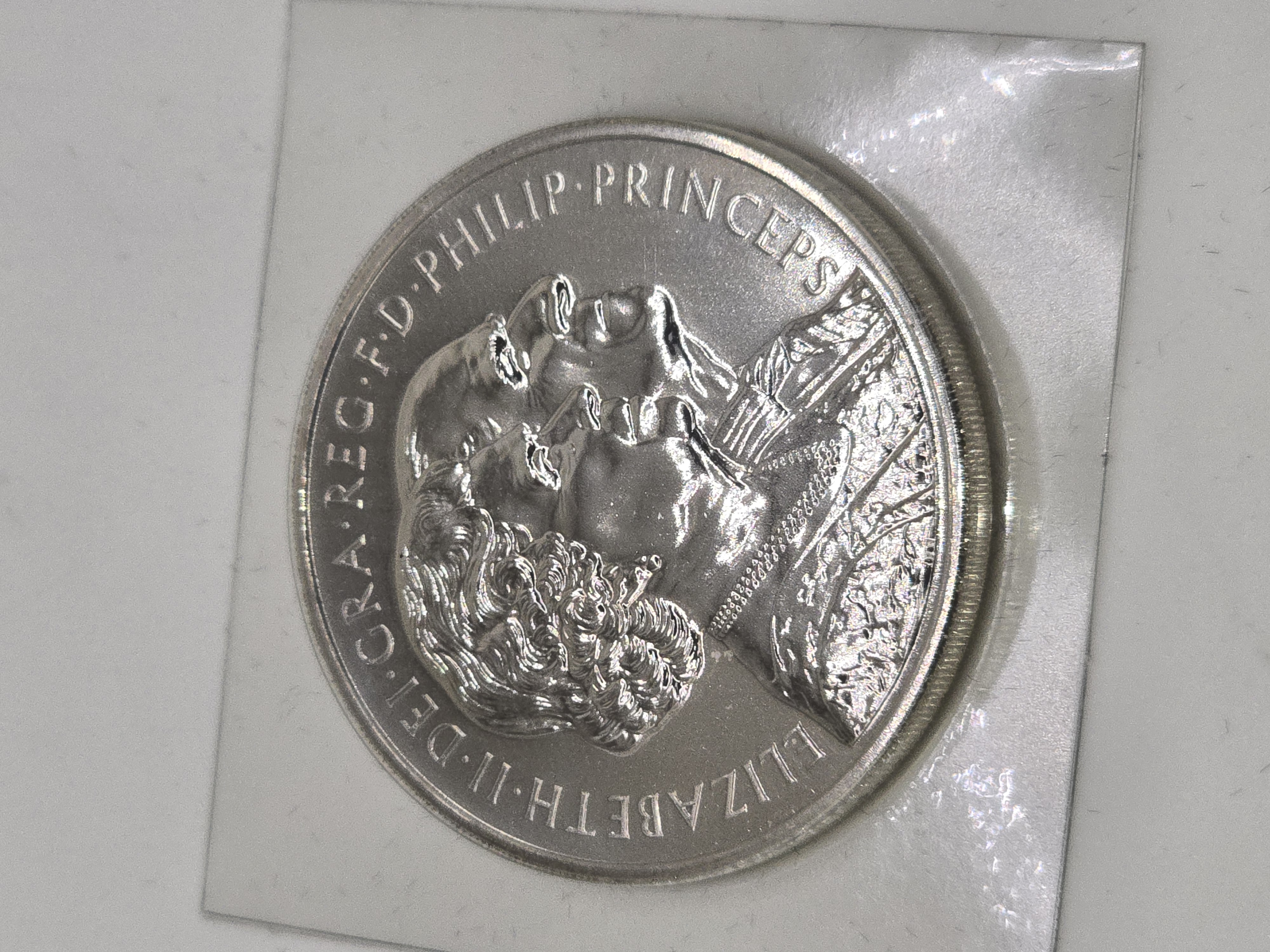 Product photo for 2007 £5 Coin Diamond Wedding