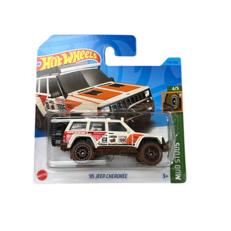 Product photo for '95 Jeep Cherokee - Mud Studs Hot Wheels