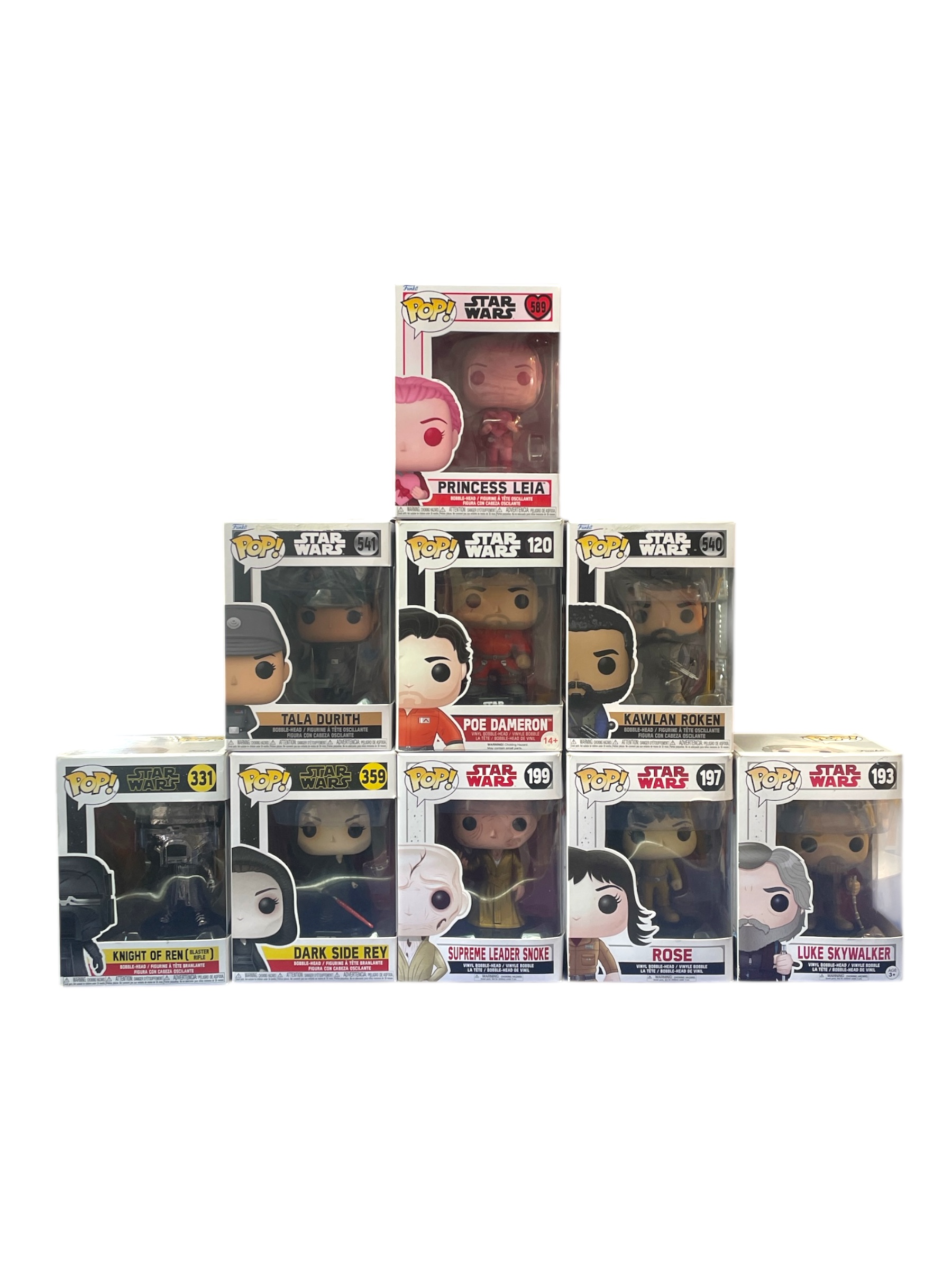 Product photo for Star Wars POP! Figures