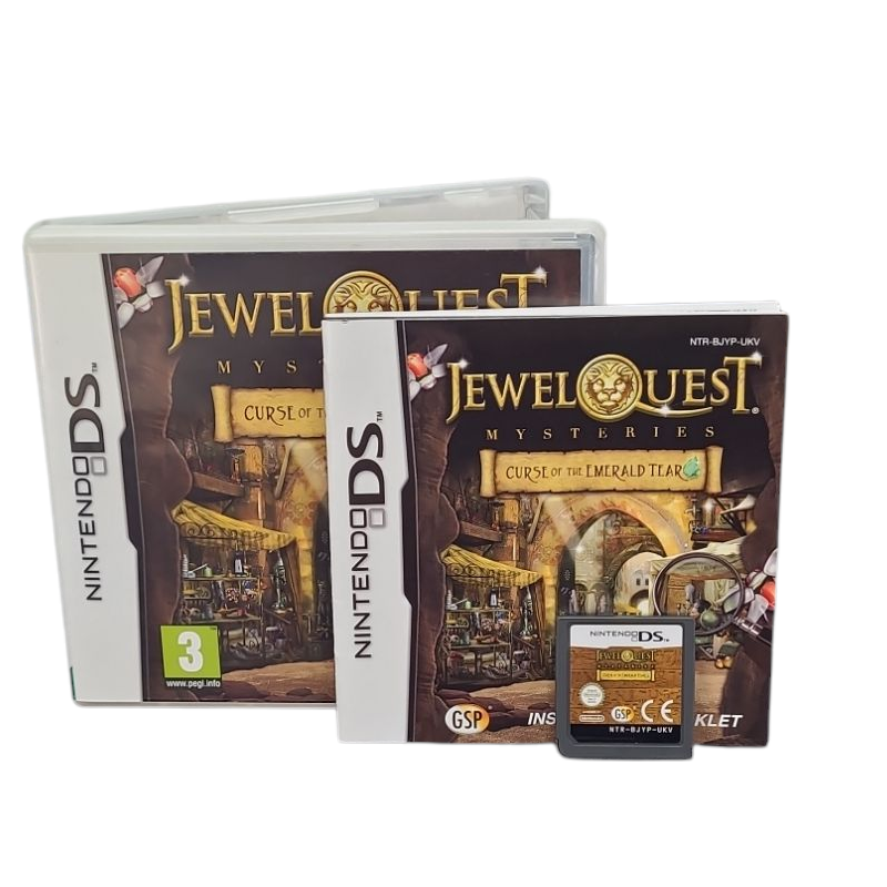 Product photo for Jewel Quest Curse of the Emerald Tear Nintendo DS