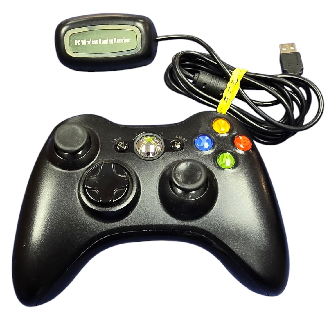 Product photo for Microsoft  Xbox 360 Controller with Receiver
