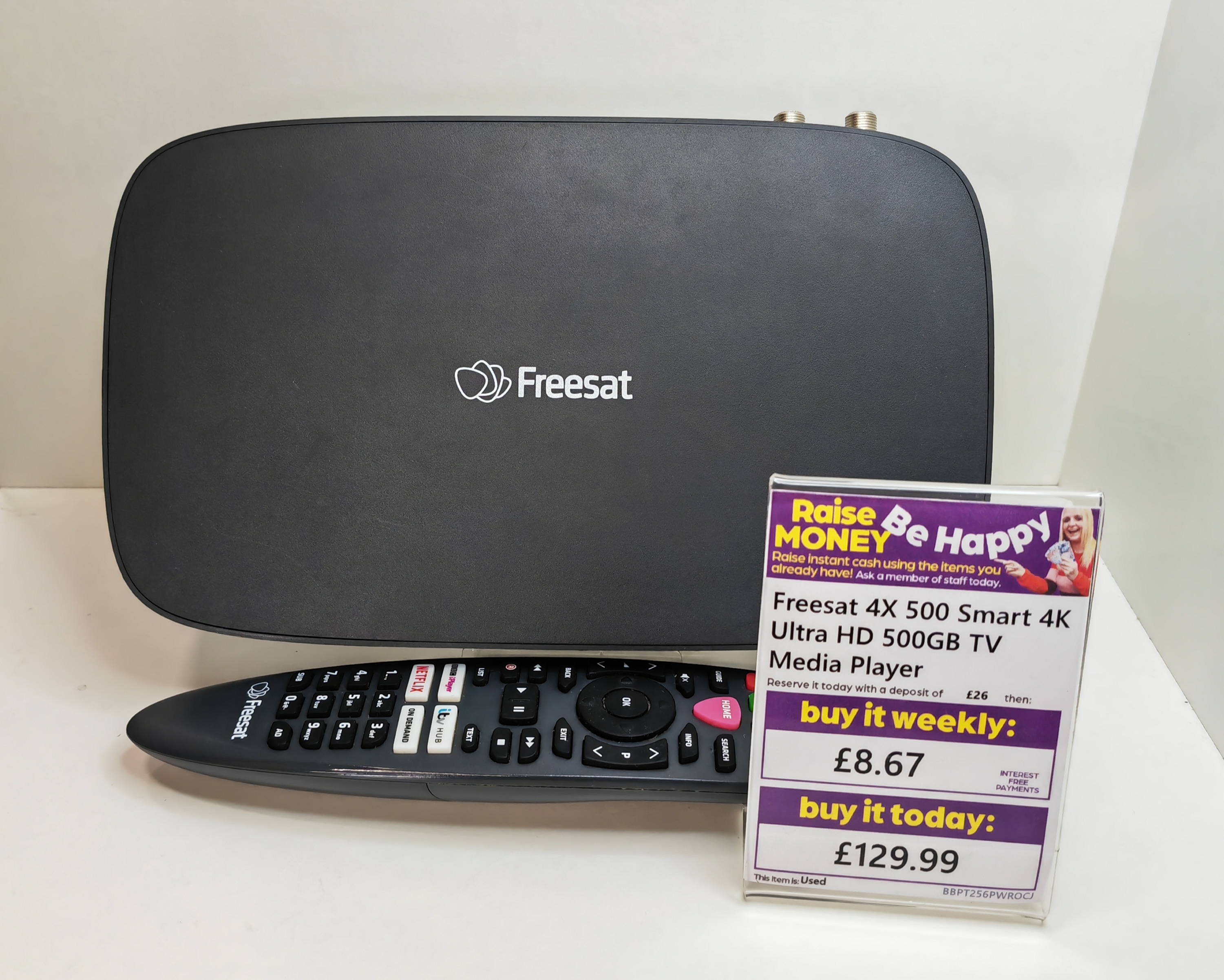 Product photo for Freesat 4X 500 Smart 4K Ultra HD 500GB TV Media Player
