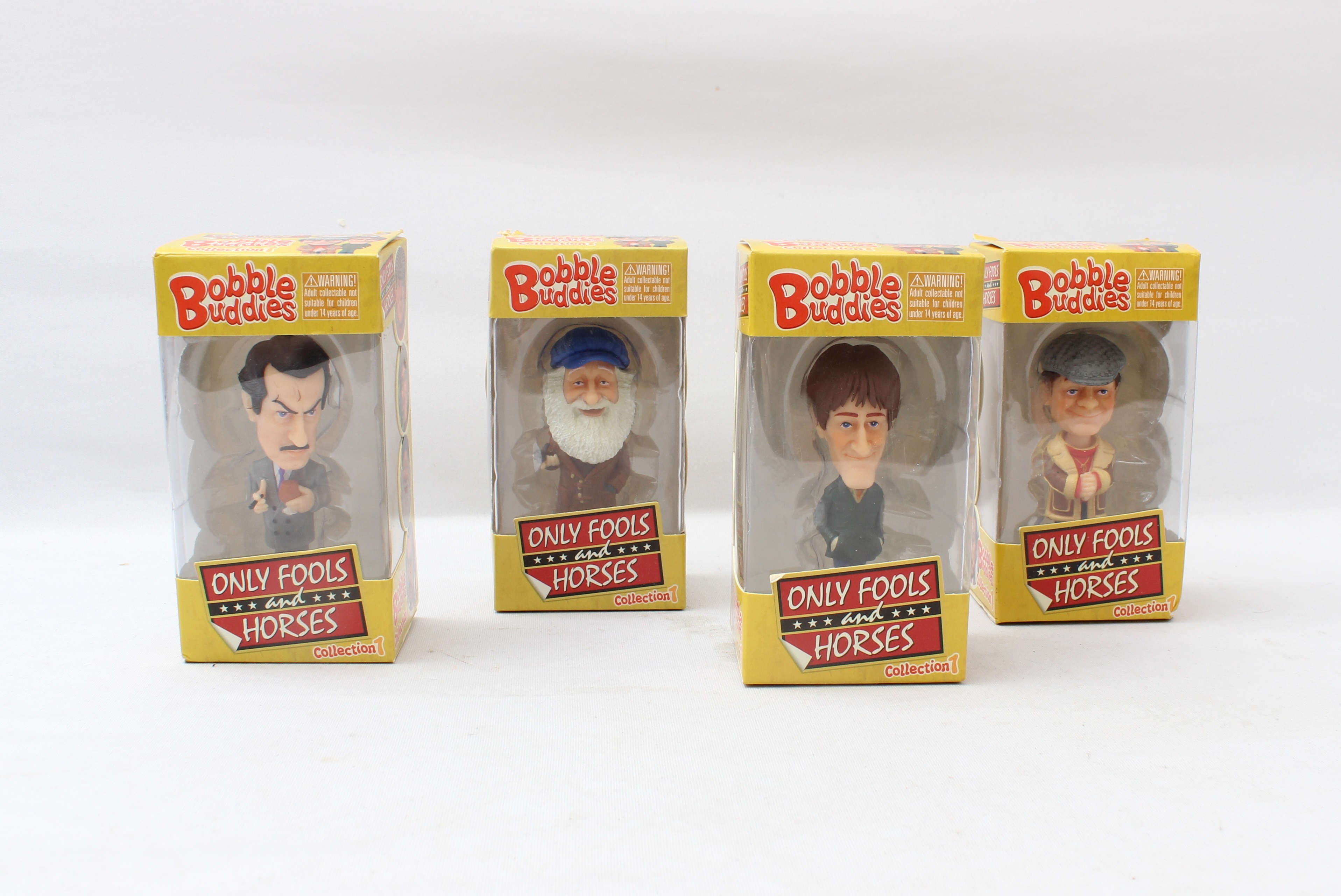 Product photo for Only Fools & Horses Bobble Buddies Collection 1 - 4 Figures (New)