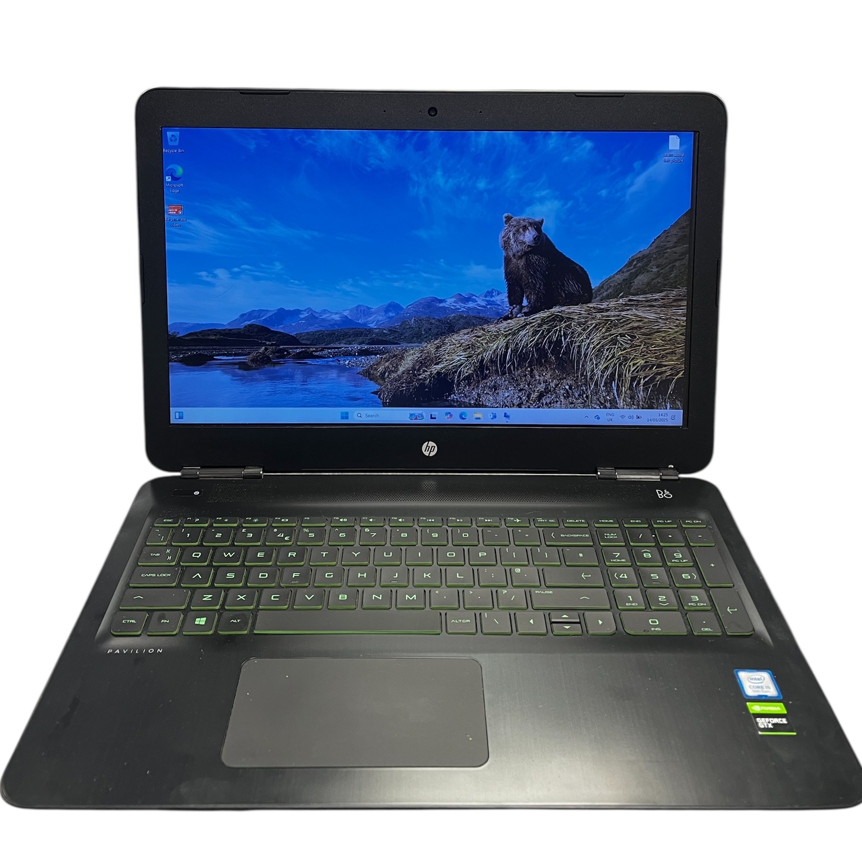 Product photo for HP Pavilion 15 BC515NA (I5-9300, 1TB, Nvidia GeeForce GTX 1050, 8GB RAM, Black)