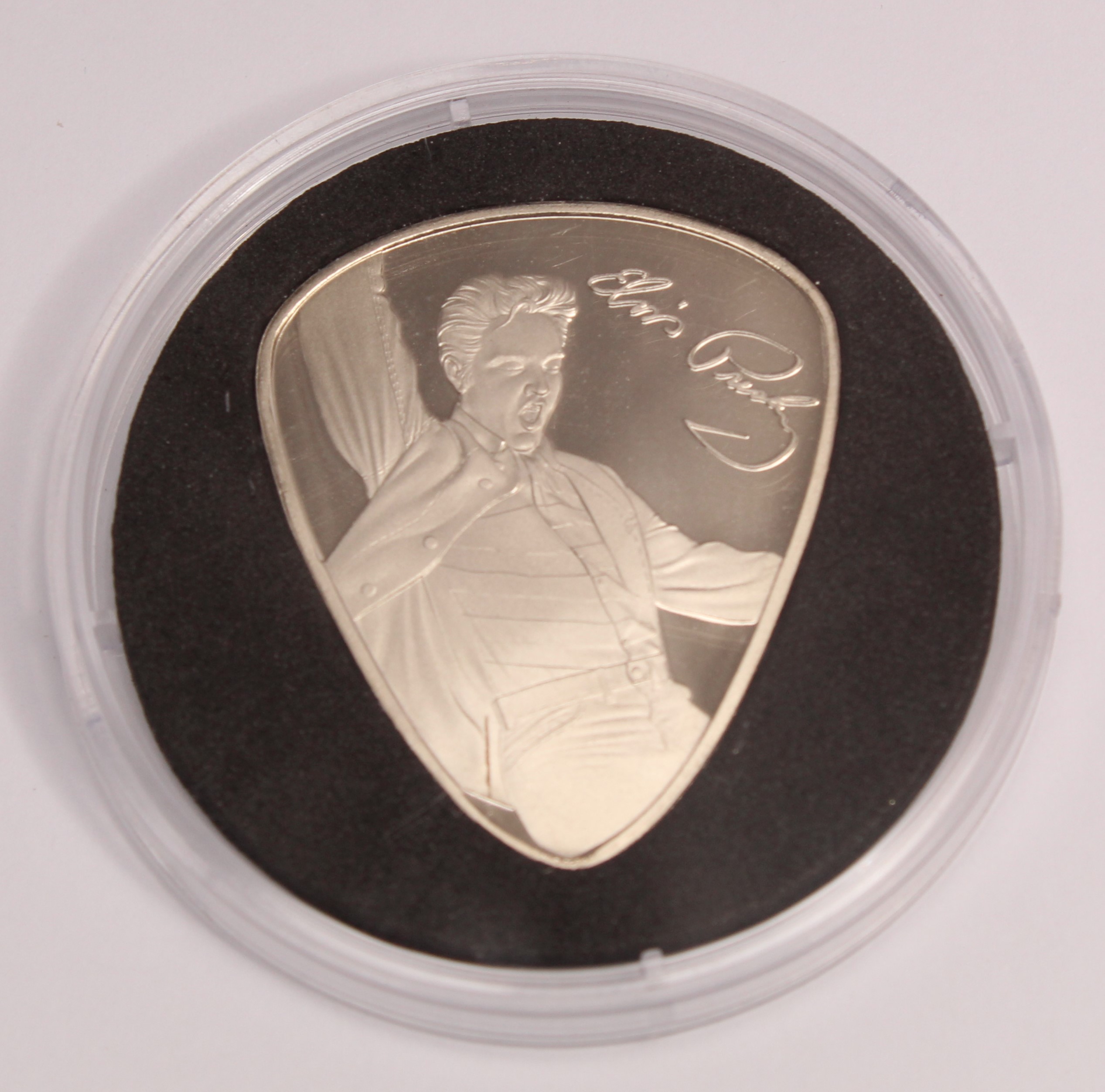 Product photo for Elvis Presley Half Crown Plectrum Coin 2024
