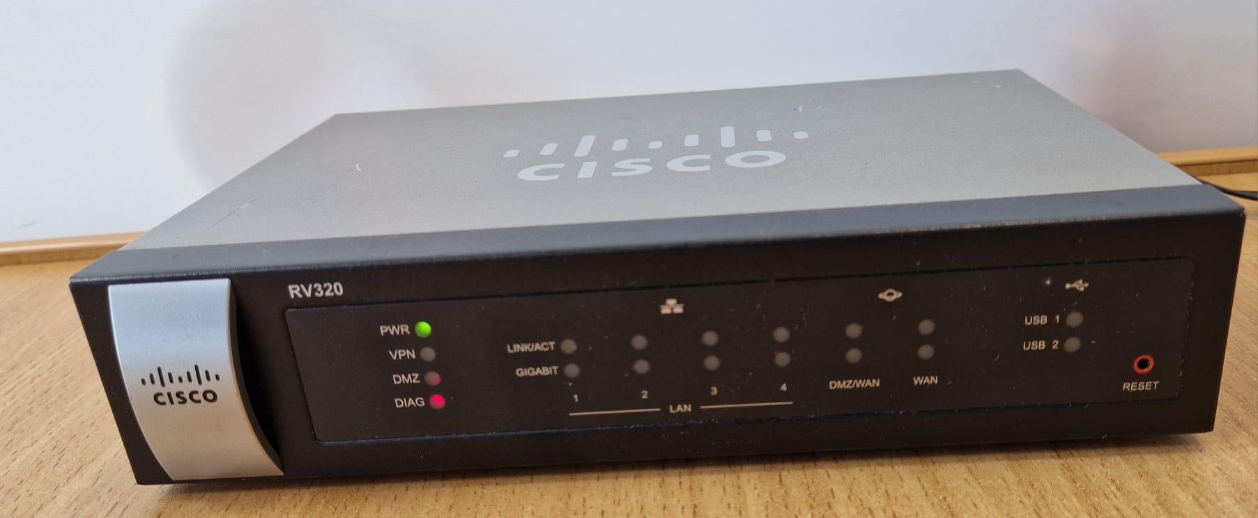 Product photo for Cisco  Cisco RV320 VPN Router – Dual WAN Unboxed 12M Warranty