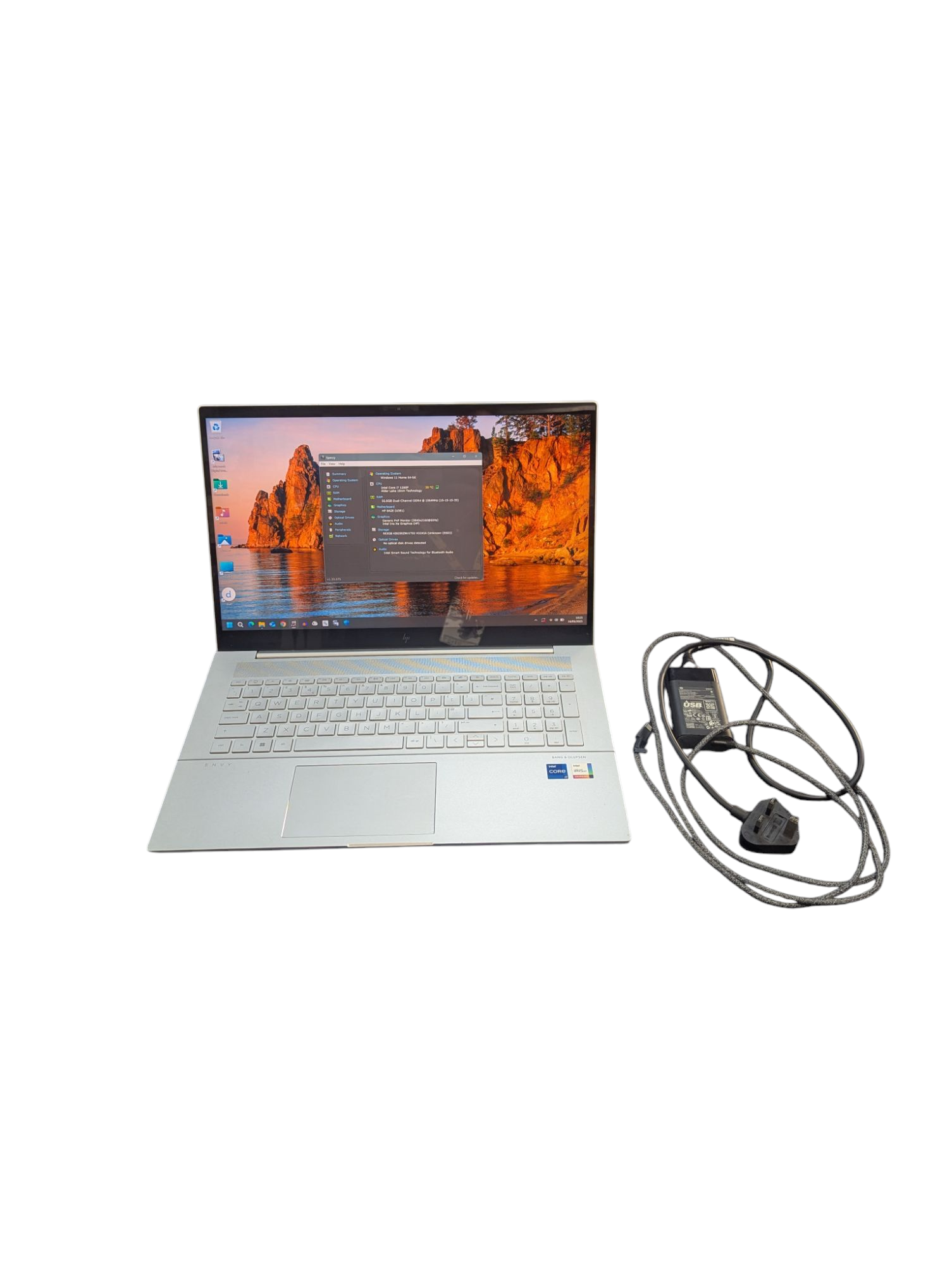 Product photo for HP Envy 17-CR0XXX Core i7-1260P 32GB 1TB 17.3 Inch Windows 10 Laptop