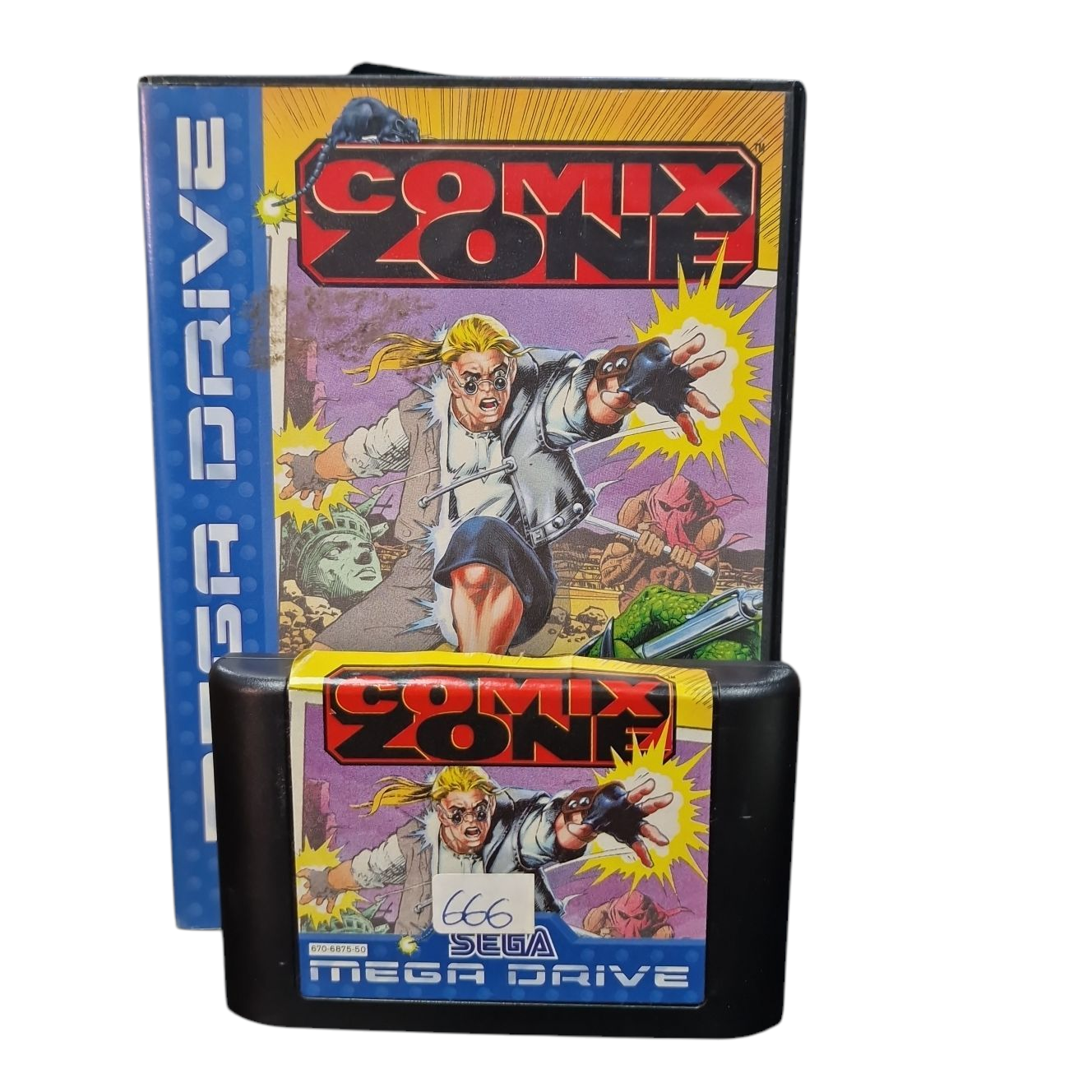 Product photo for Comix Zone, w/ Manual, Boxed