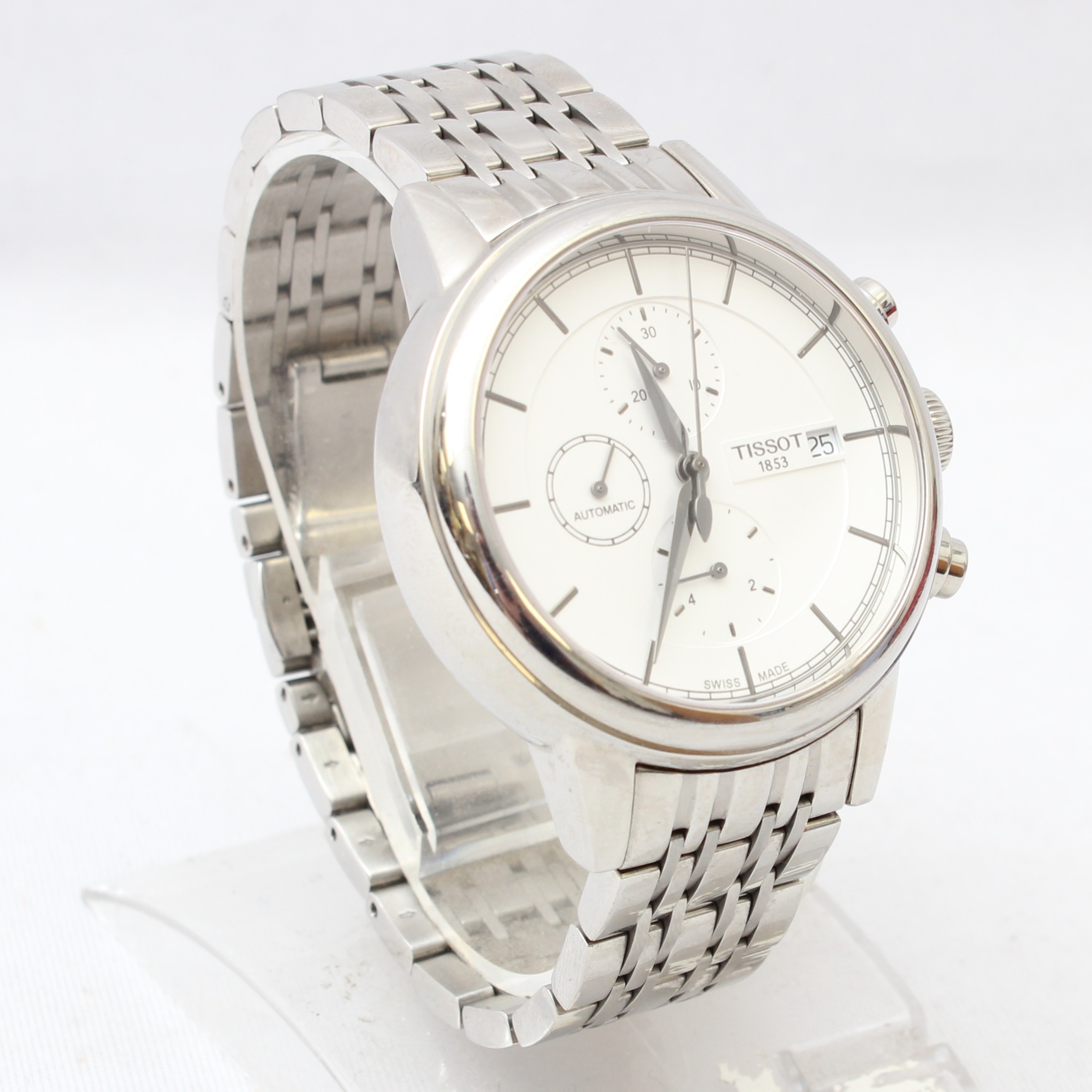 Product photo for Tissot Carson Automatic 42mm Chronograph Men's Watch - T085427A