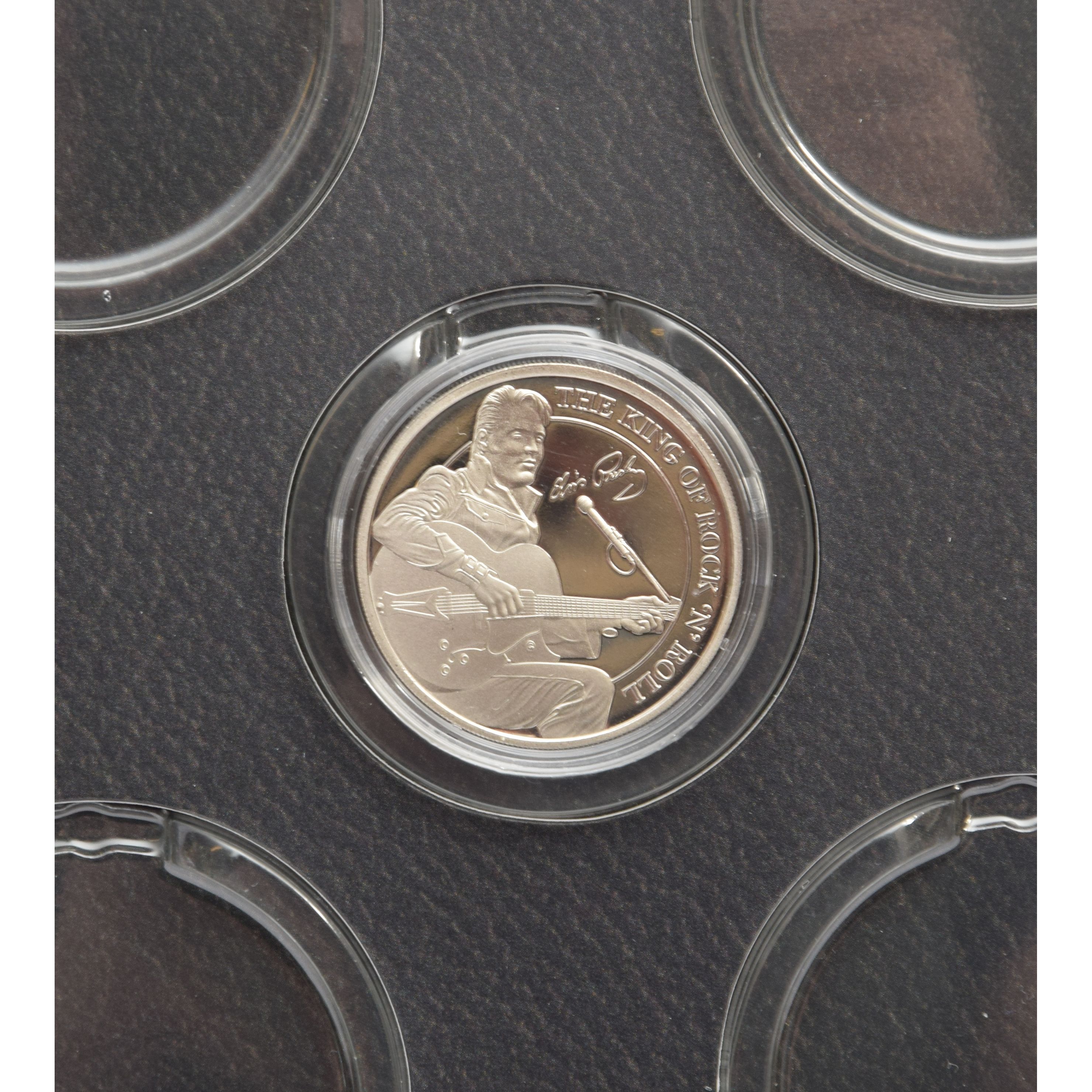 Product photo for Elvis Presley Enterprises Elvis Presley Collectors Gibraltar Half-Crown (2023) in Collector's Sleeve