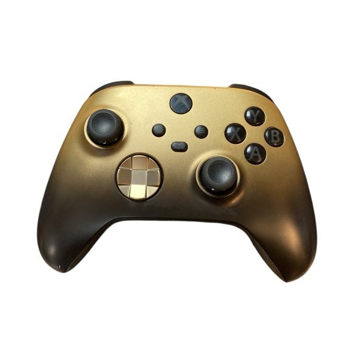 Product photo for Official Xbox Series Gold Shadow Wireless Controller