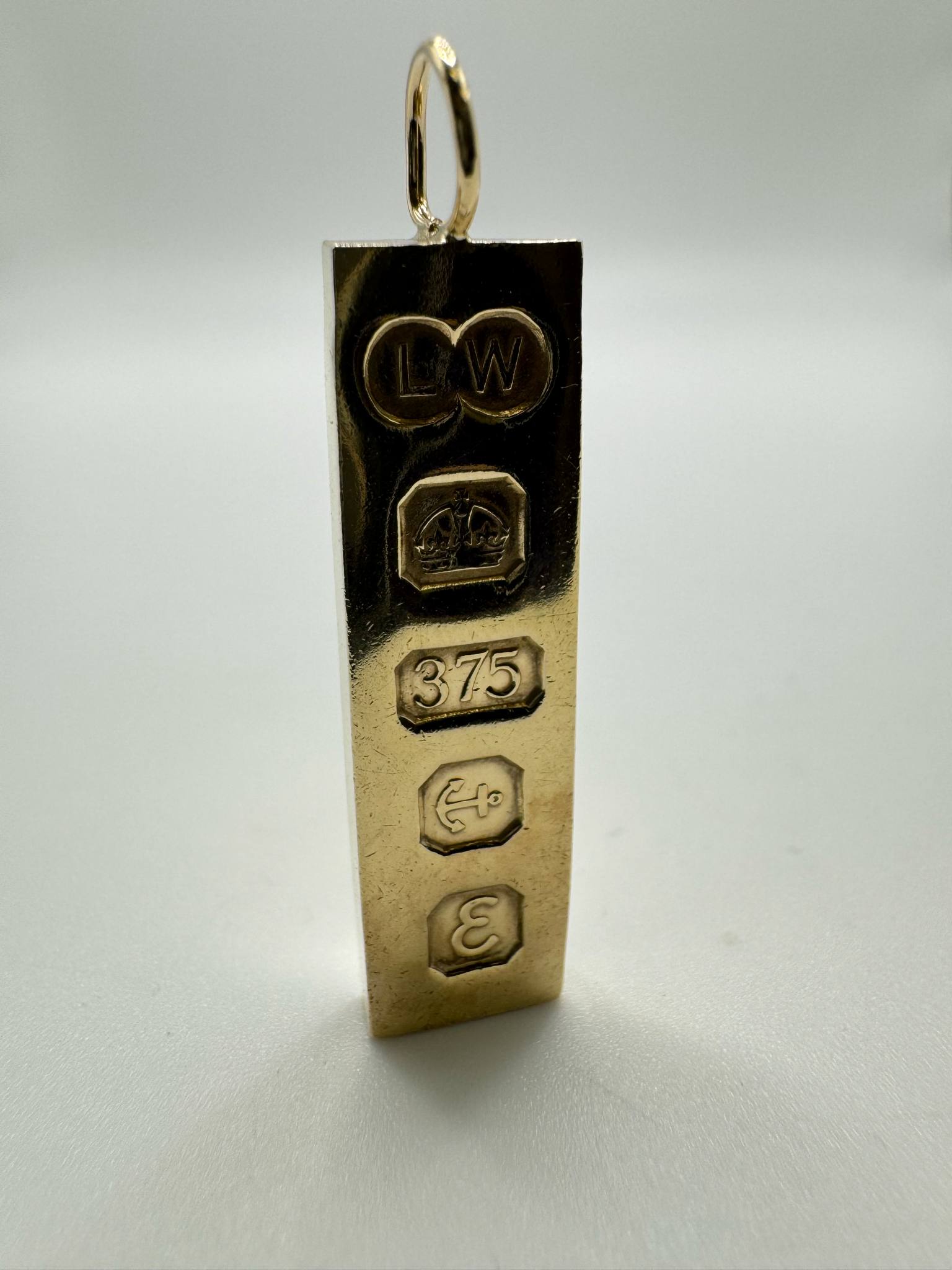 Product photo for 9ct Ingot Pendant