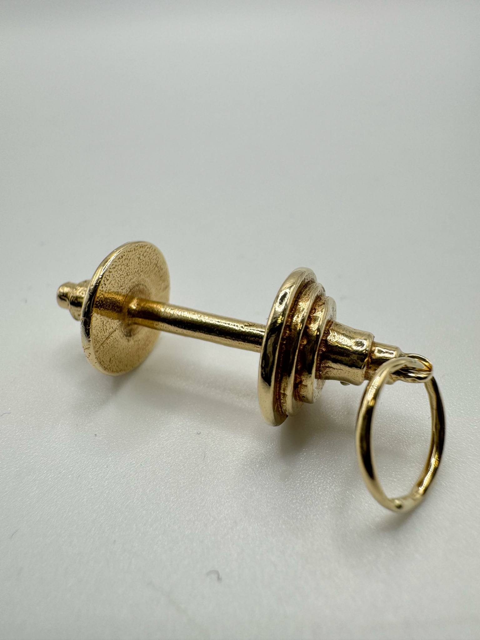 Product photo for 9ct Barbell Pendant