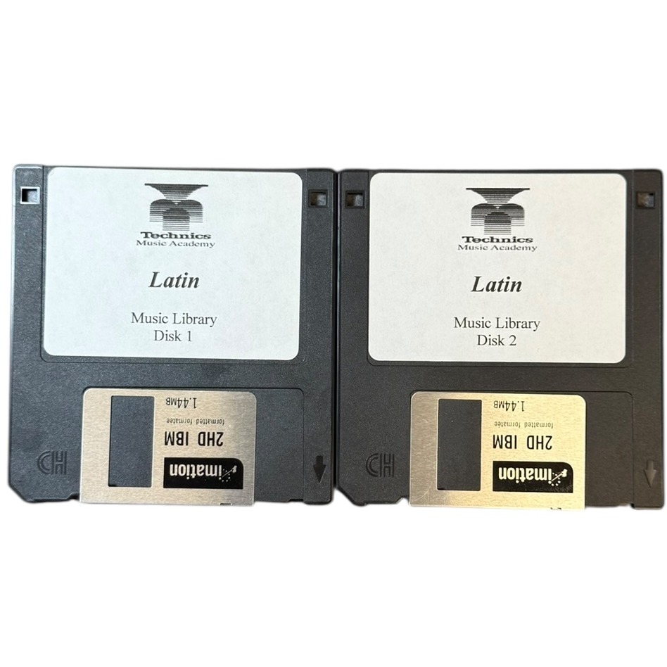 Product photo for Technics Music Academy: Latin - Disk 1 & 2 (Music Library)