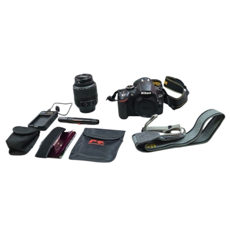 Product photo for Nikon D3200 & 18-55mm lens