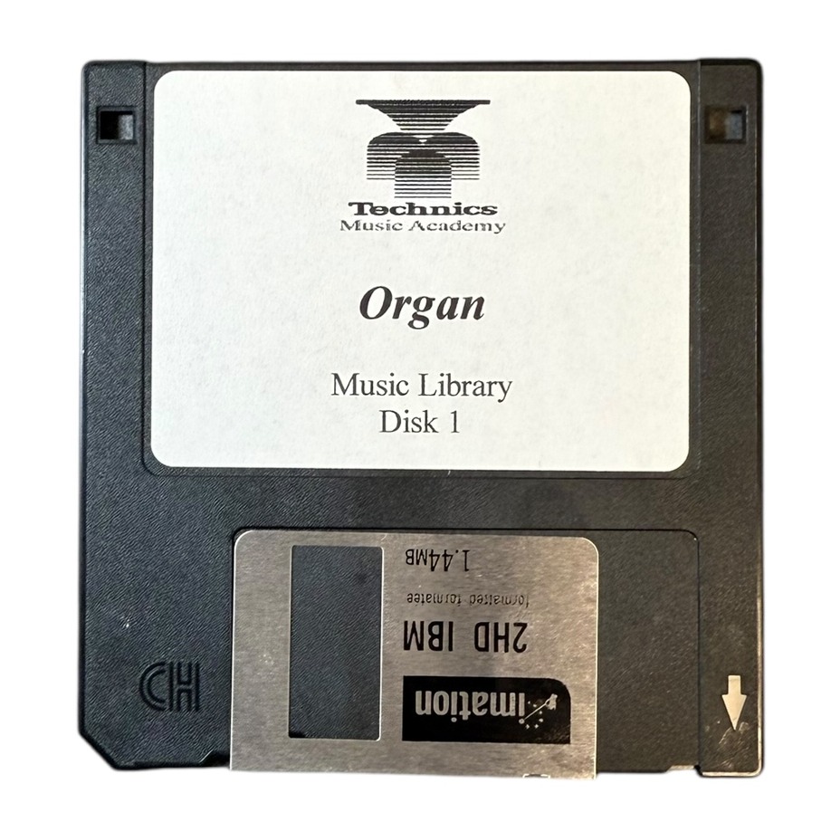 Product photo for Technics Music Academy - Organ Disk 1 (Music Library)