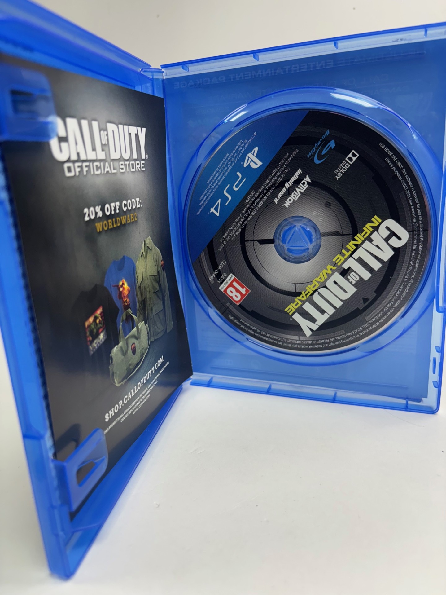 Product photo for ps4 game call of duty infinite warfare