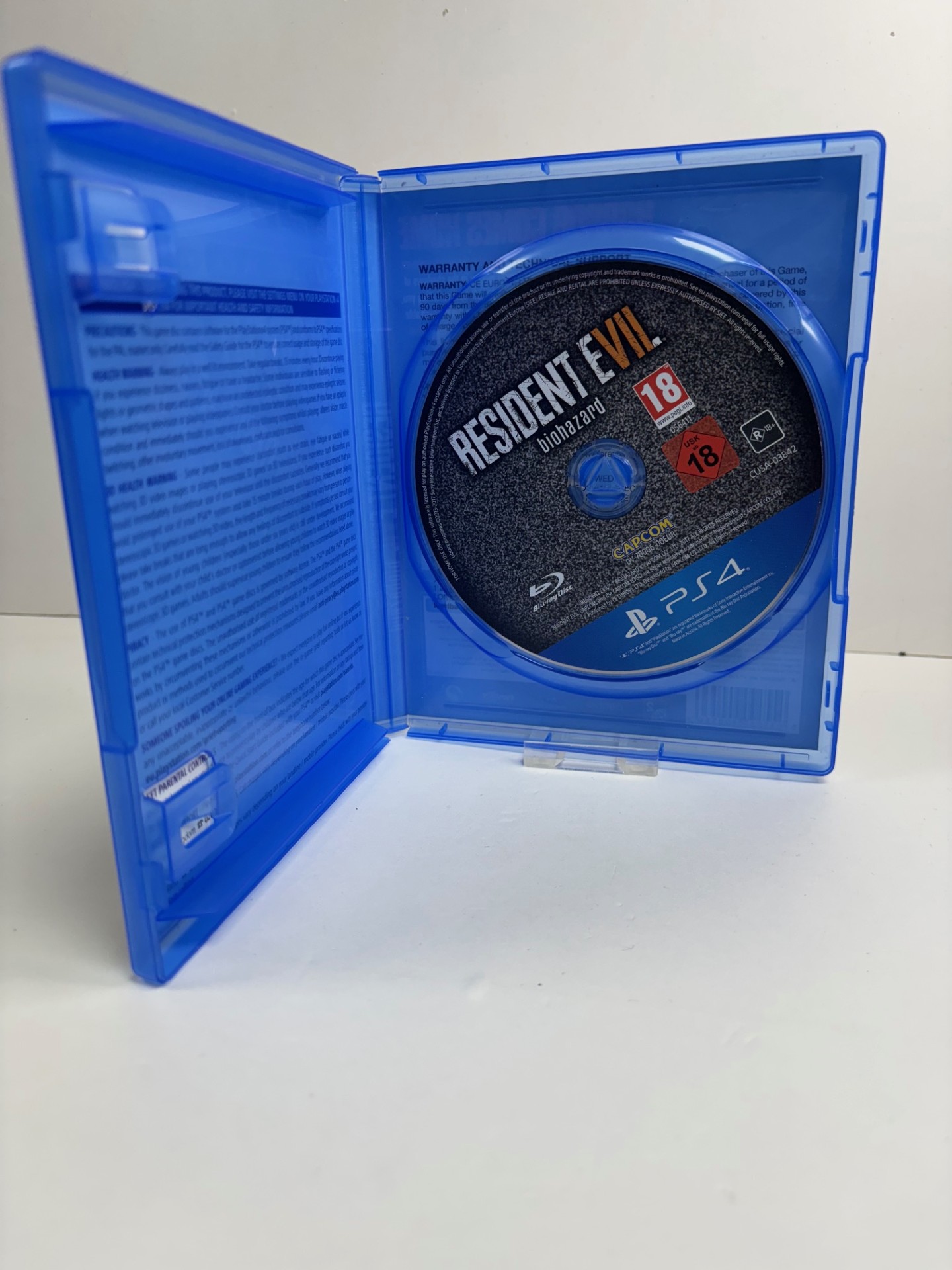 Product photo for ps4 game resident evil