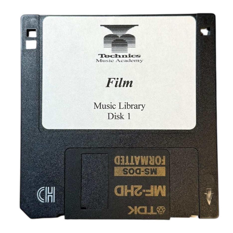 Product photo for Technics Music Academy - Film Disk 1 (Music Library)
