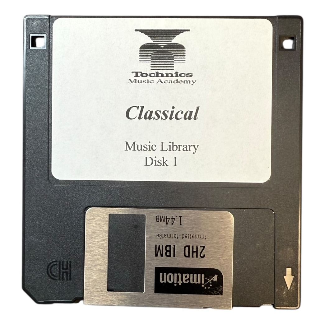 Product photo for Technics Music Academy - Classical Disk 1 (Music Library)