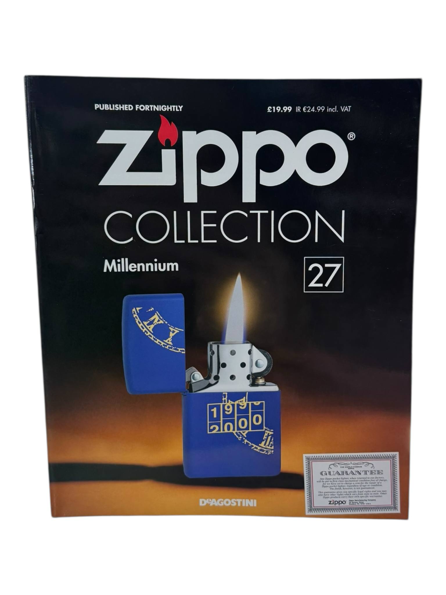Product photo for DeAGOSTINI Zippo Collection Magazine & Lighter - #27 Millennium