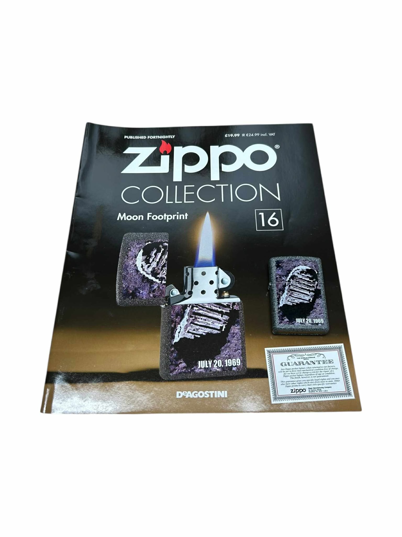 Product photo for DeAGOSTINI Zippo Collection Magazine & Lighter - #16 Moon Footprint
