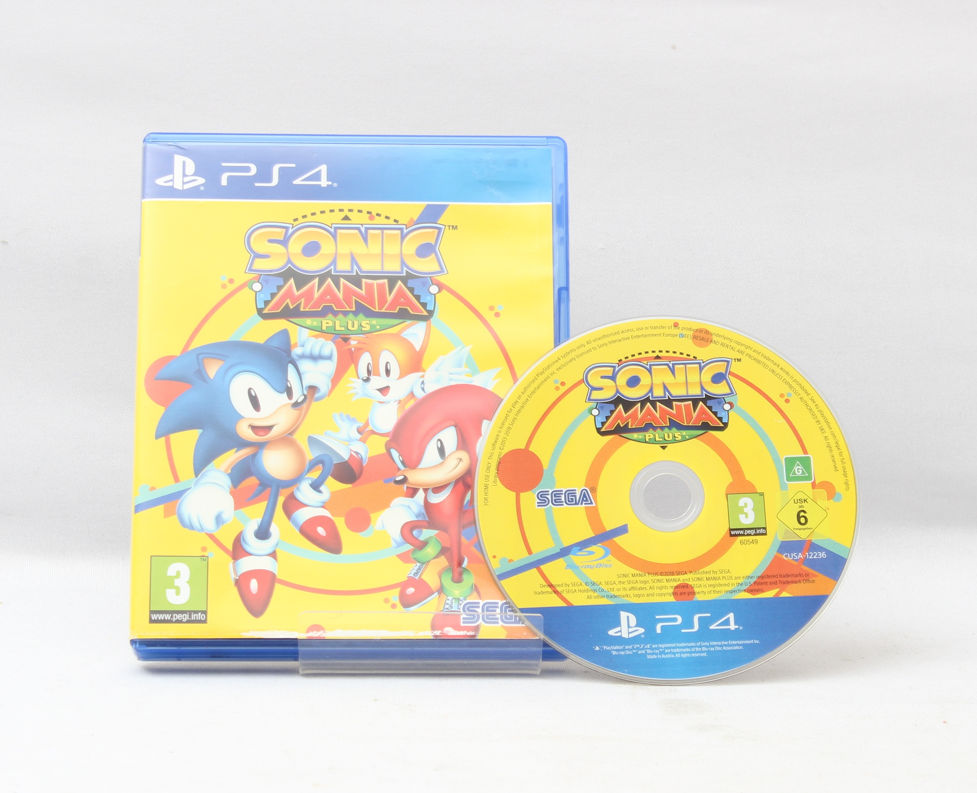 Product photo for Sonic Mania Plus PS4 PlayStation 4 Video Game (G)