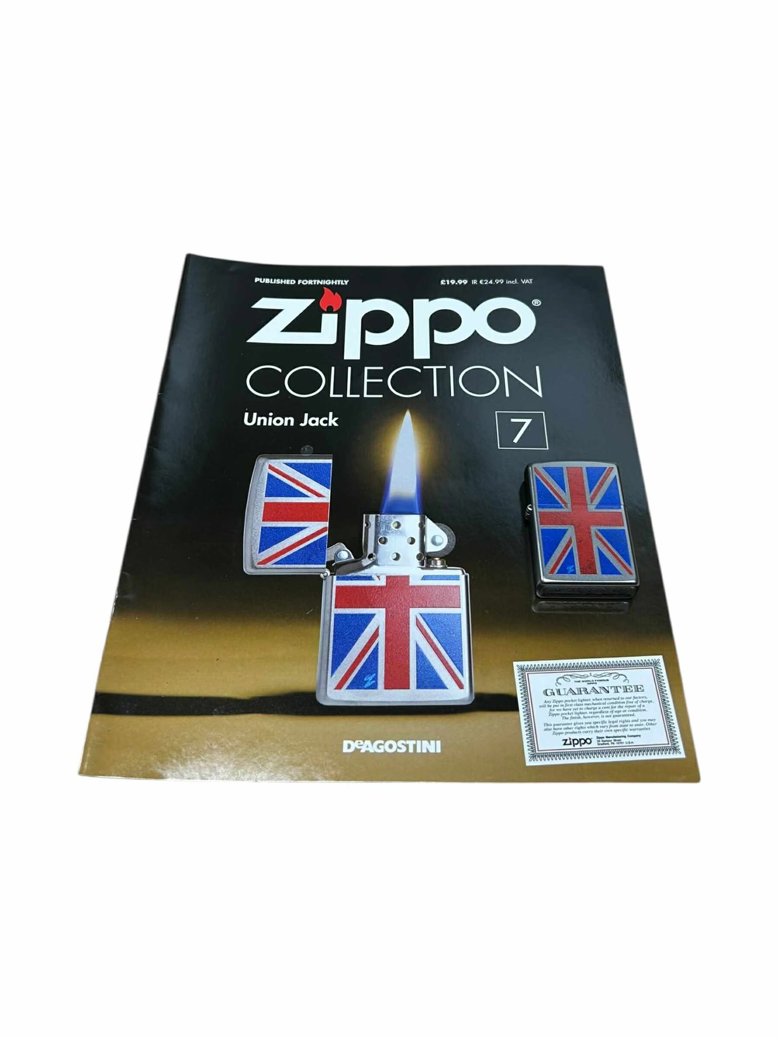 Product photo for DeAGOSTINI Zippo Collection Magazine & Lighter - #7 Union Jack