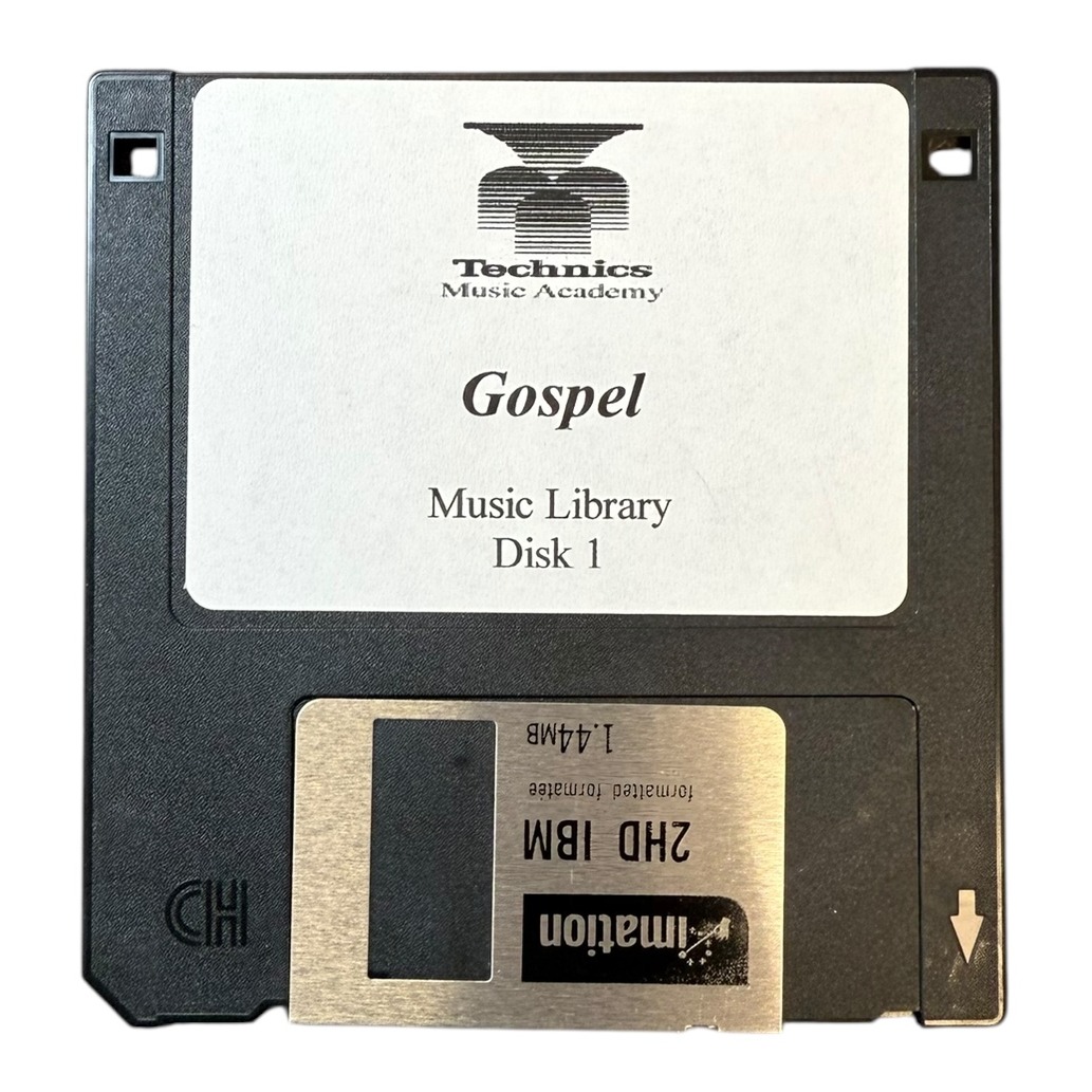 Product photo for Technics Music Academy - Gospel Disk 1 (Music Library)