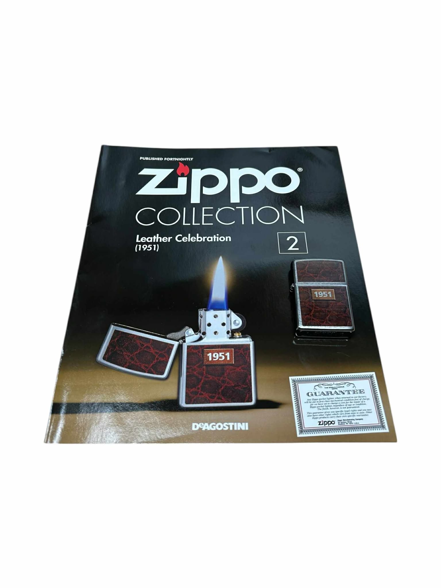 Product photo for DeAGOSTINI Zippo Collection Magazine & Lighter - #2 Leather Celebration (1951)