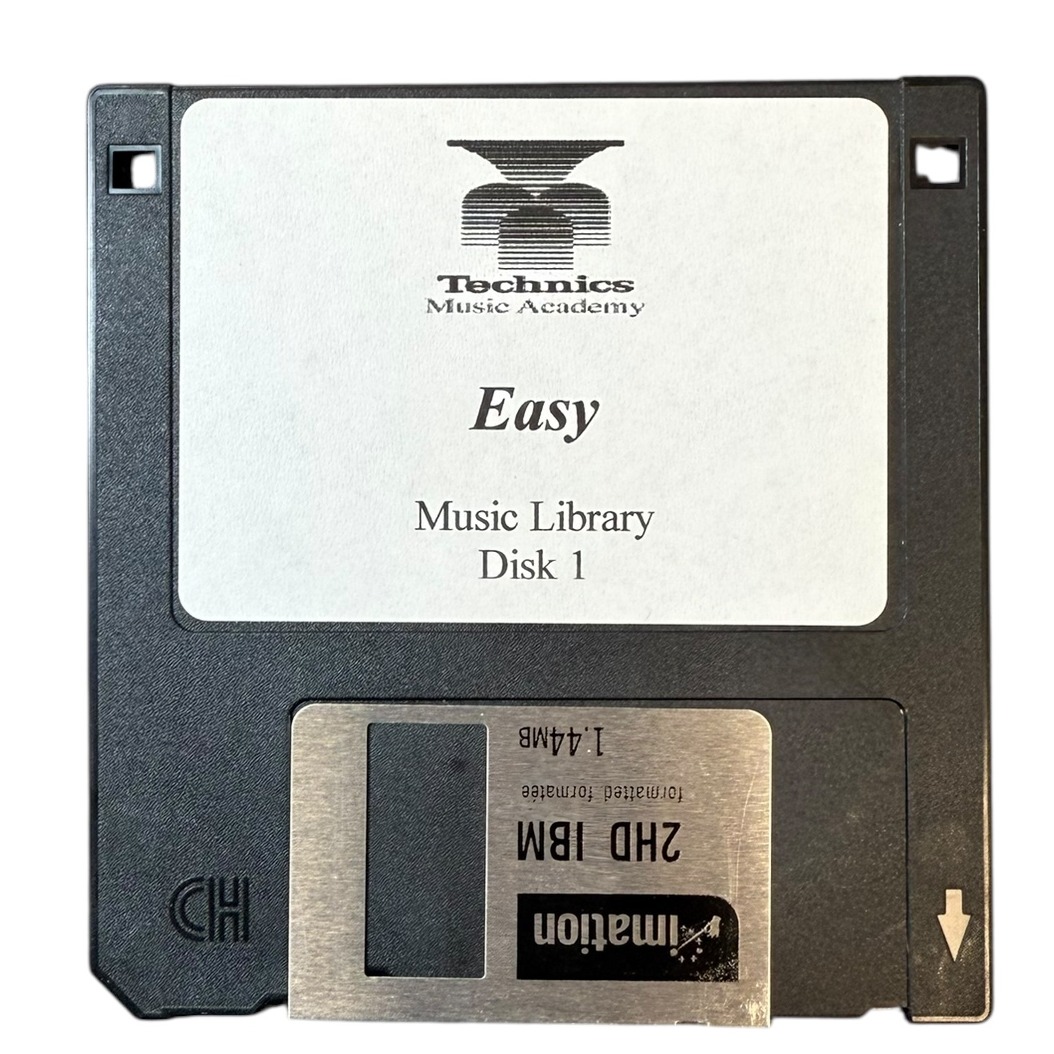 Product photo for Technics Music Academy - Easy Disk 1 (Music Library)