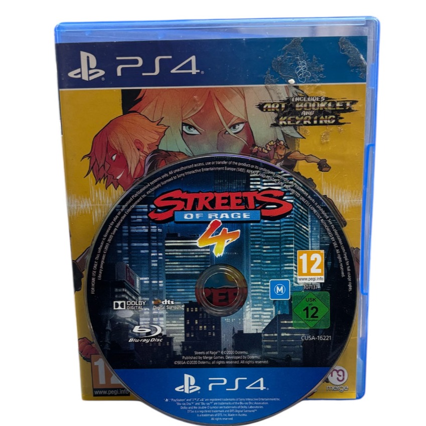 Product photo for Streets Of Rage 4 (PS4)