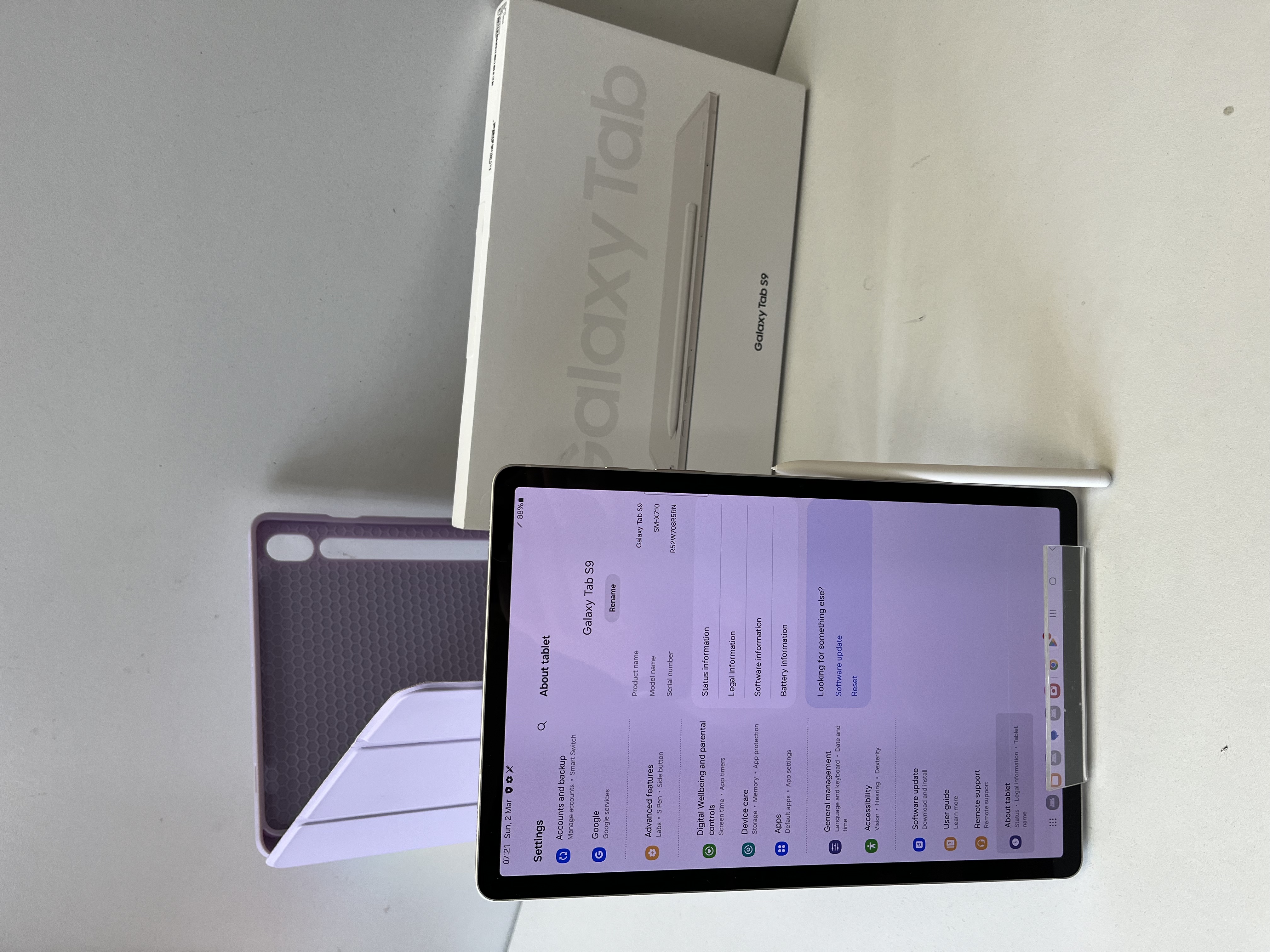 Product photo for Samsung Galaxy Tab S9 - With Pen
