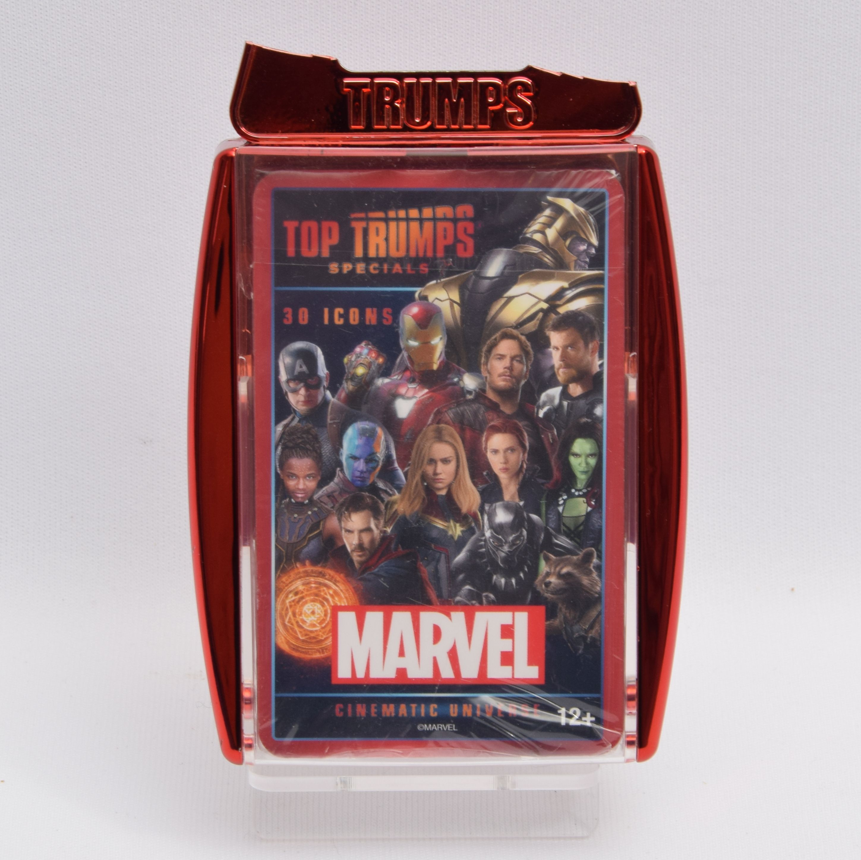 Product photo for Top Trumps Top Trumps Marvel Cinematic Universe Quiz Card Game Ages 12+ (NEW)