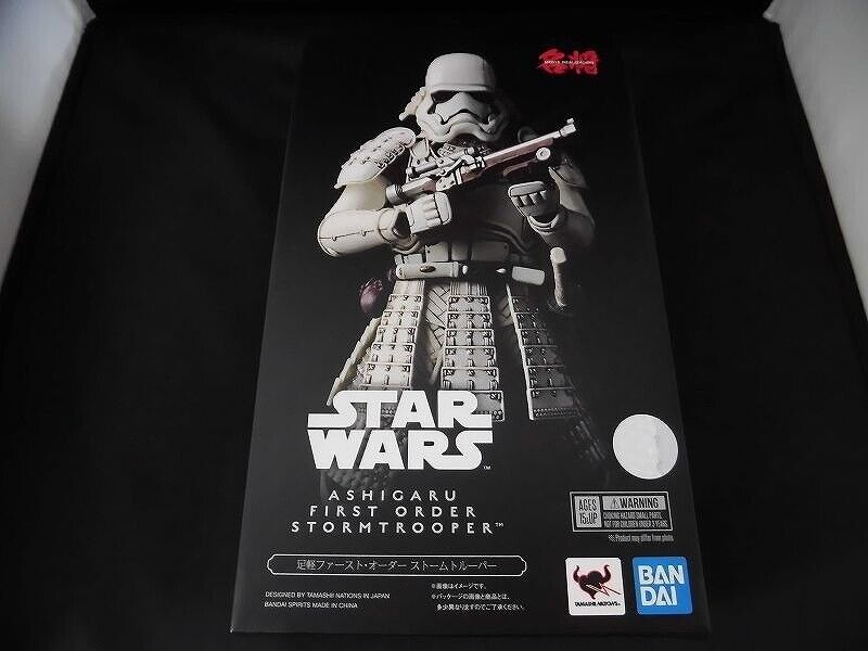 Product photo for Star Wars Movie Realization Ashigaru First Order Stormtrooper – Boxed - Opened