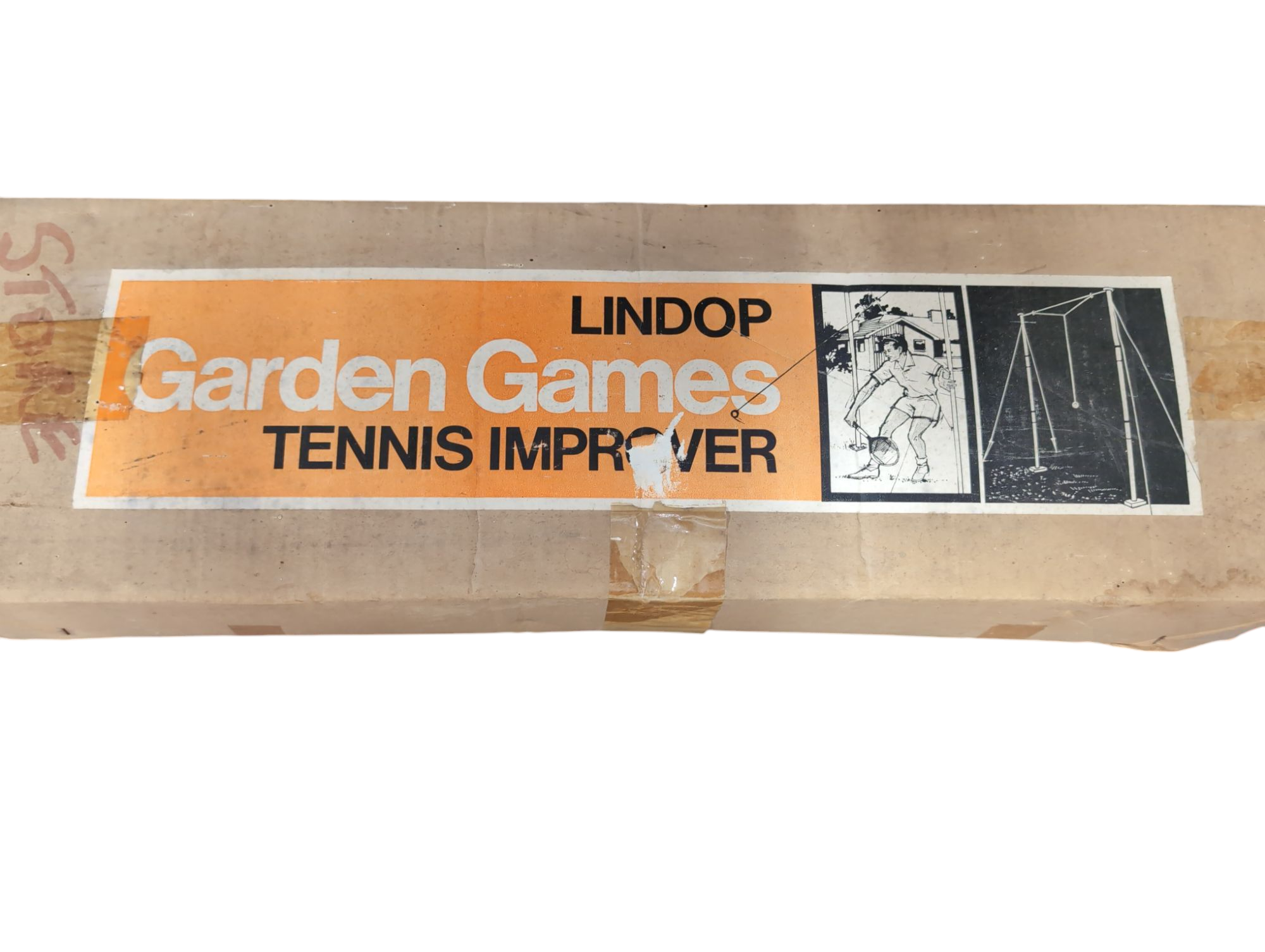 Product photo for Lindop Garden Games Tennis Improver – Vintage Original Box