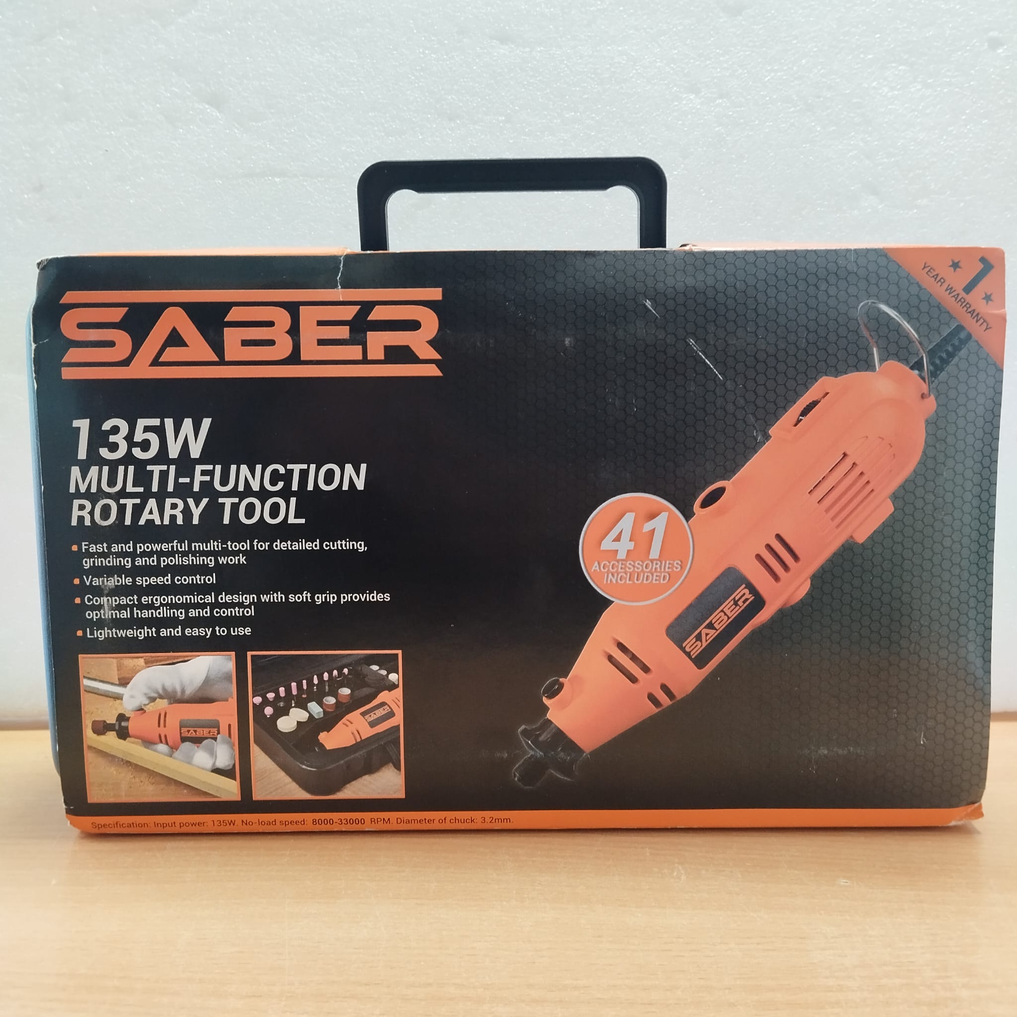 Product photo for Saber Multi-function Rotary Tool 135W - New
