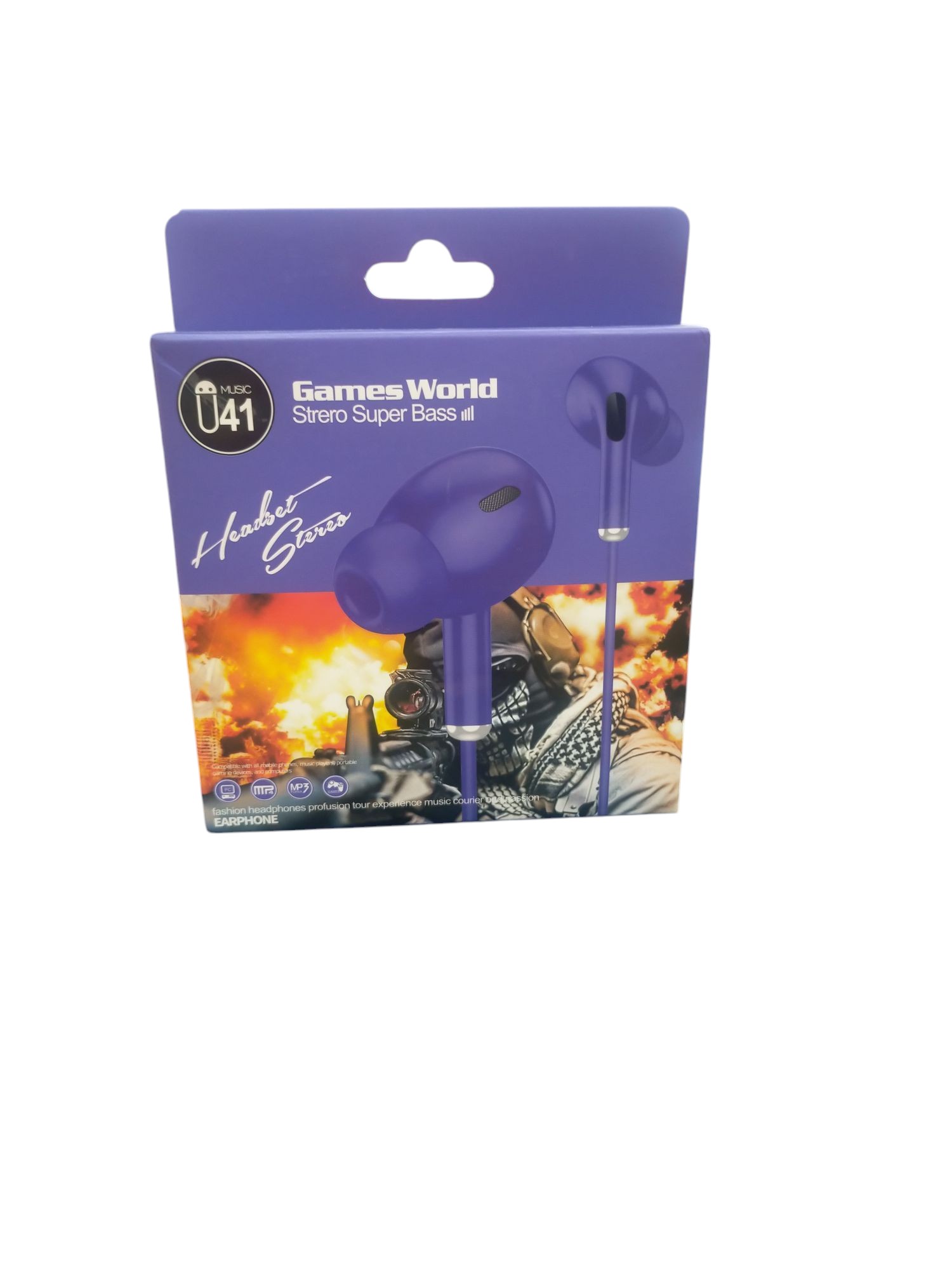 Product photo for Games World Stereo Super Bass (Purple)