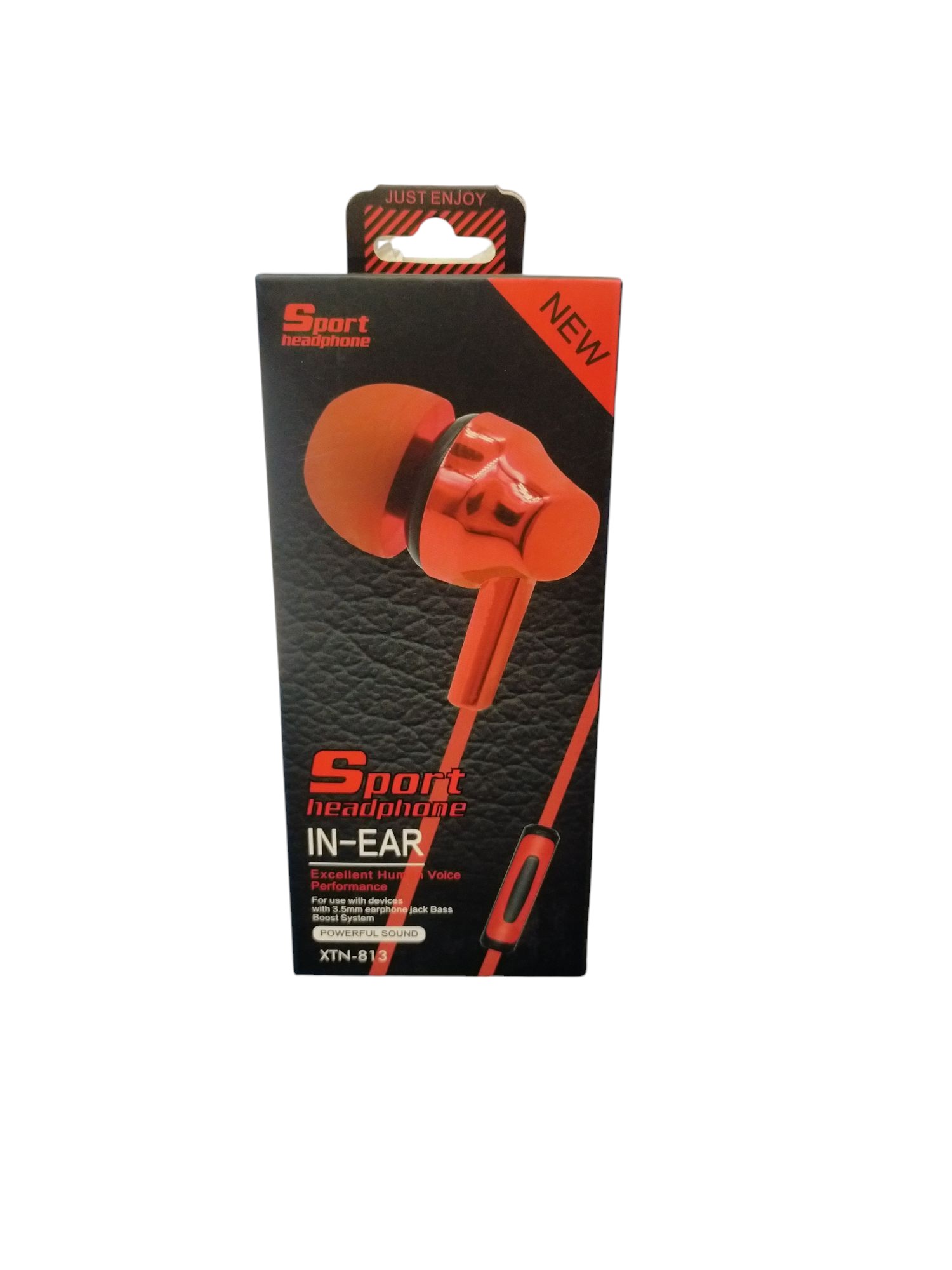 Product photo for Sport Headphones (Red) New, Sealed